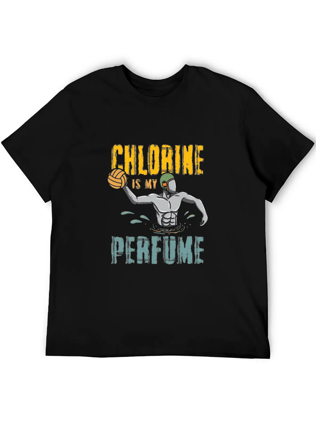 Chlorine Is My Perfume - Funny Water Polo Classic Fit Graphic Tee For Daily Comfort – Unisex Cotton Shirt