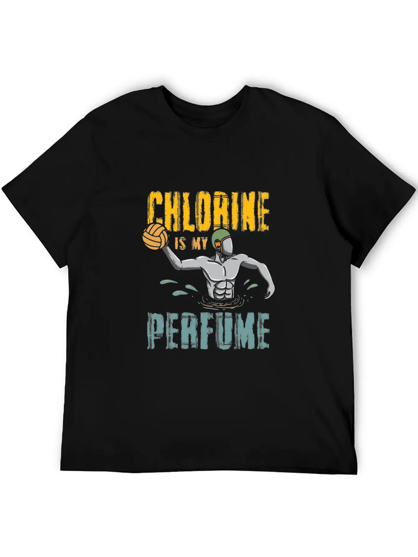 Chlorine Is My Perfume - Funny Water Polo Classic Fit Graphic Tee For Daily Comfort – Unisex Cotton Shirt