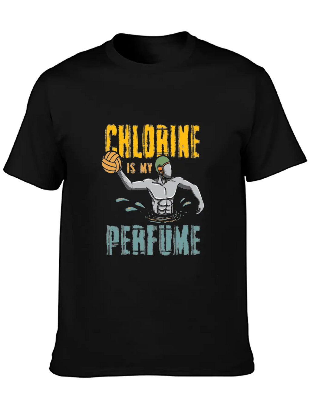 Chlorine Is My Perfume - Funny Water Polo Classic Fit Graphic Tee For Daily Comfort – Unisex Cotton Shirt