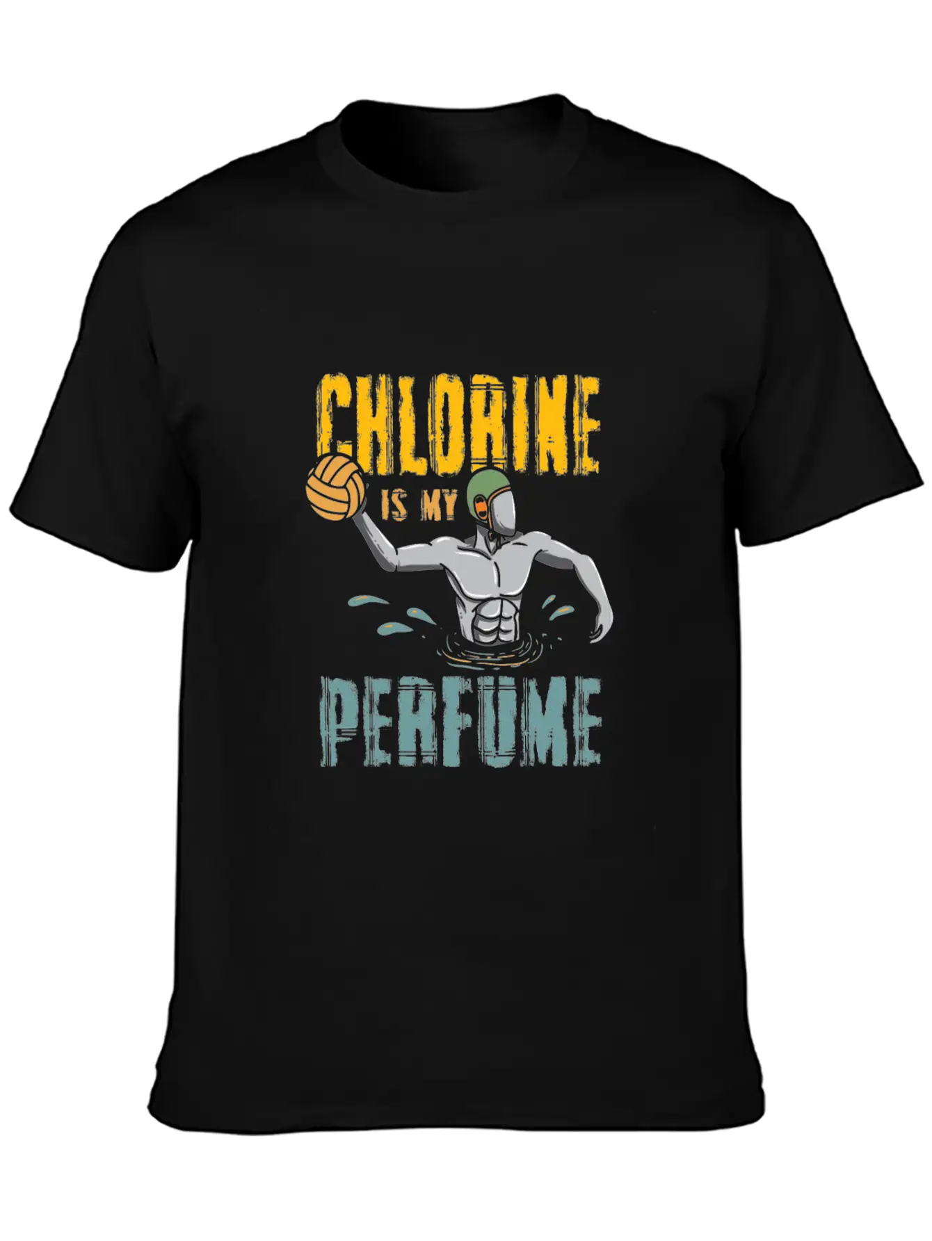 Chlorine Is My Perfume - Funny Water Polo Classic Fit Graphic Tee For Daily Comfort – Unisex Cotton Shirt