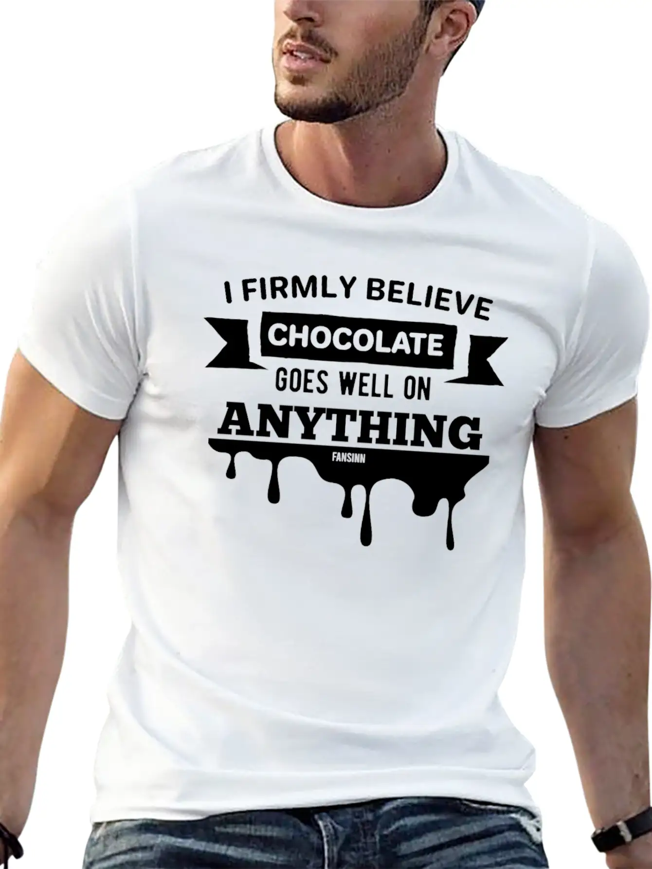 Chocolate Cake Diet Eat Fat Milk Unisex Casual T-Shirt – Clean Design For Daily Comfort