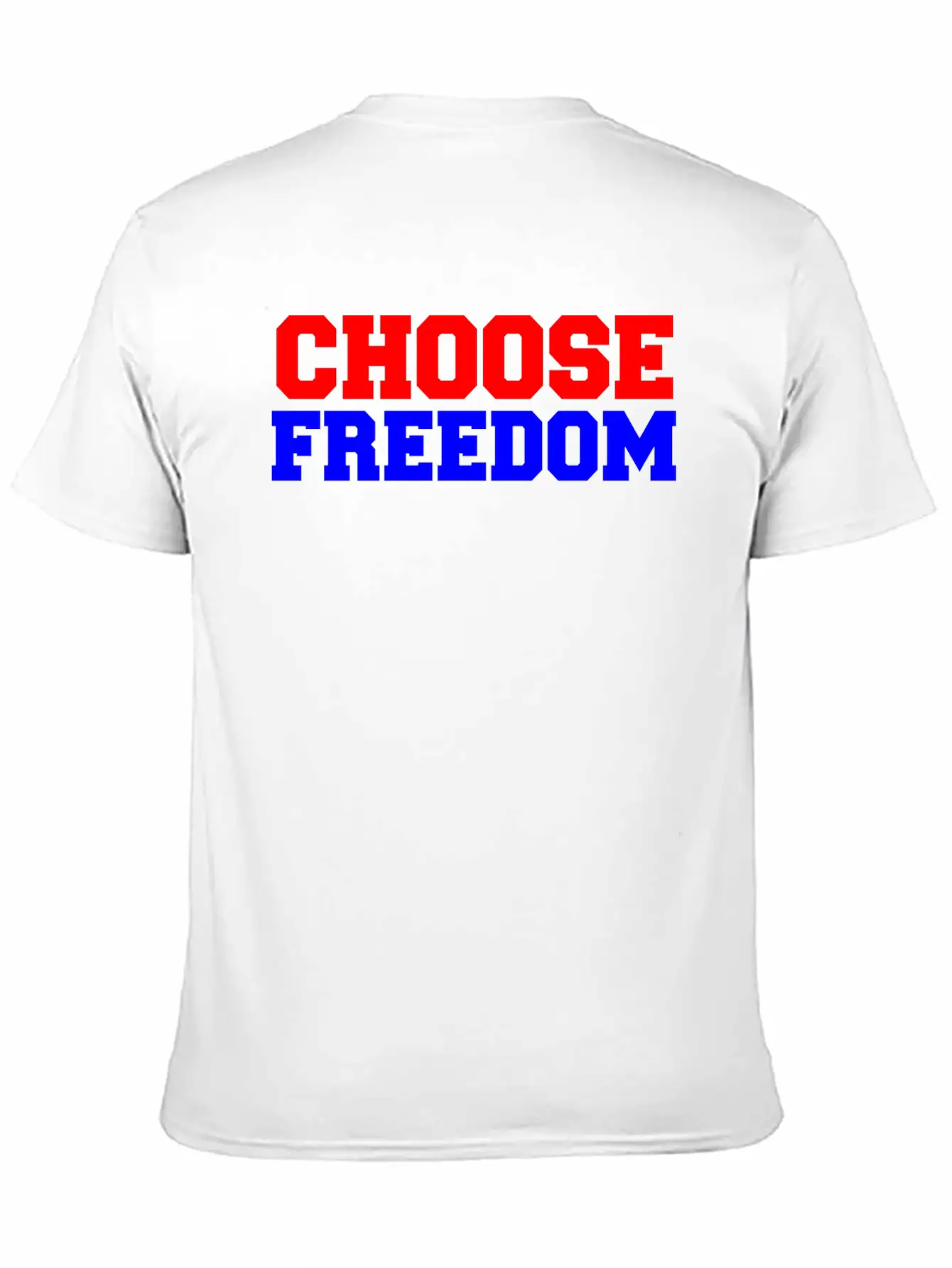 CHOOSE FREEDOM Unisex Short Sleeve Soft Cotton T-Shirt – Casual Everyday Wear
