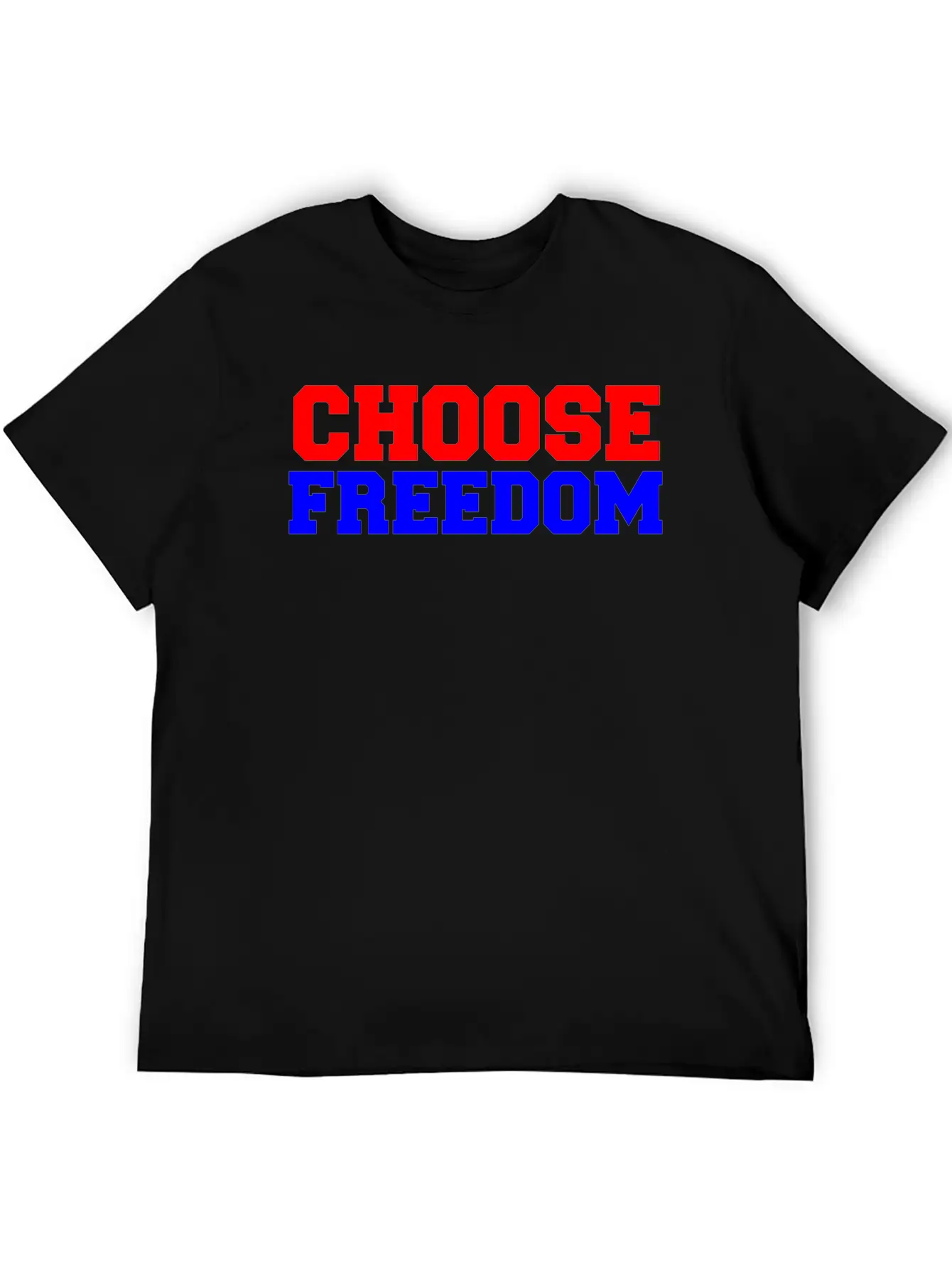 CHOOSE FREEDOM Unisex Short Sleeve Soft Cotton T-Shirt – Casual Everyday Wear