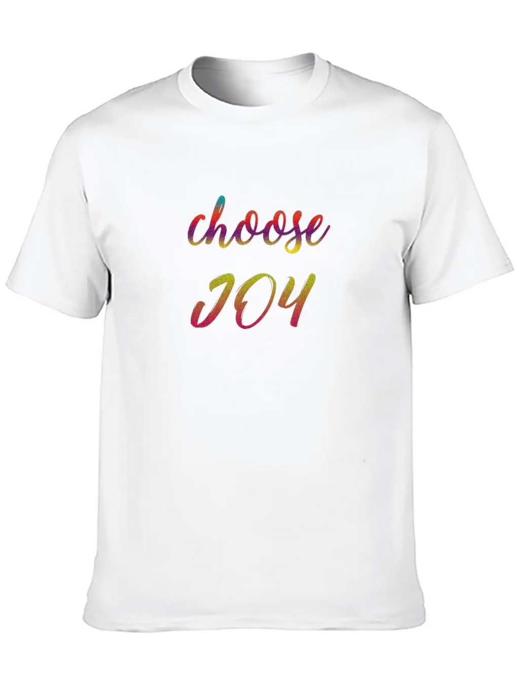 Choose Joy Casual Graphic T-Shirt – Simple And Comfortable Daily Wear