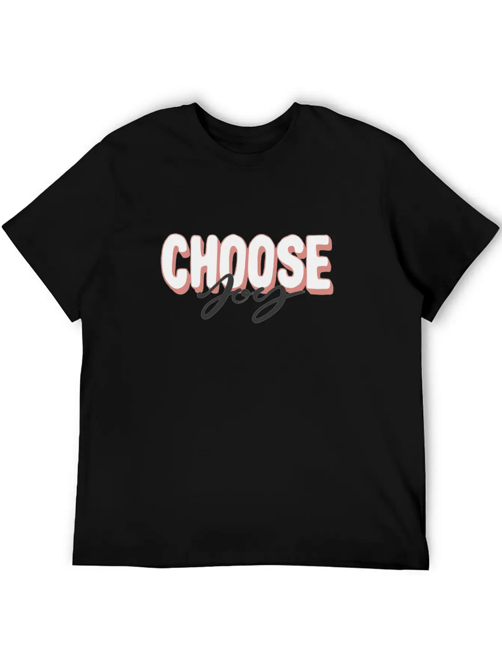 Choose Joy Positive Motivational Quotes Unisex Casual T-Shirt – Clean Design For Daily Comfort