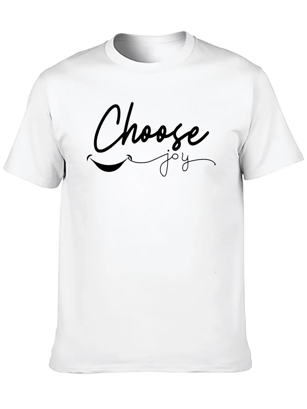 Choose Joy Unisex Casual T-Shirt – Clean Design For Daily Comfort