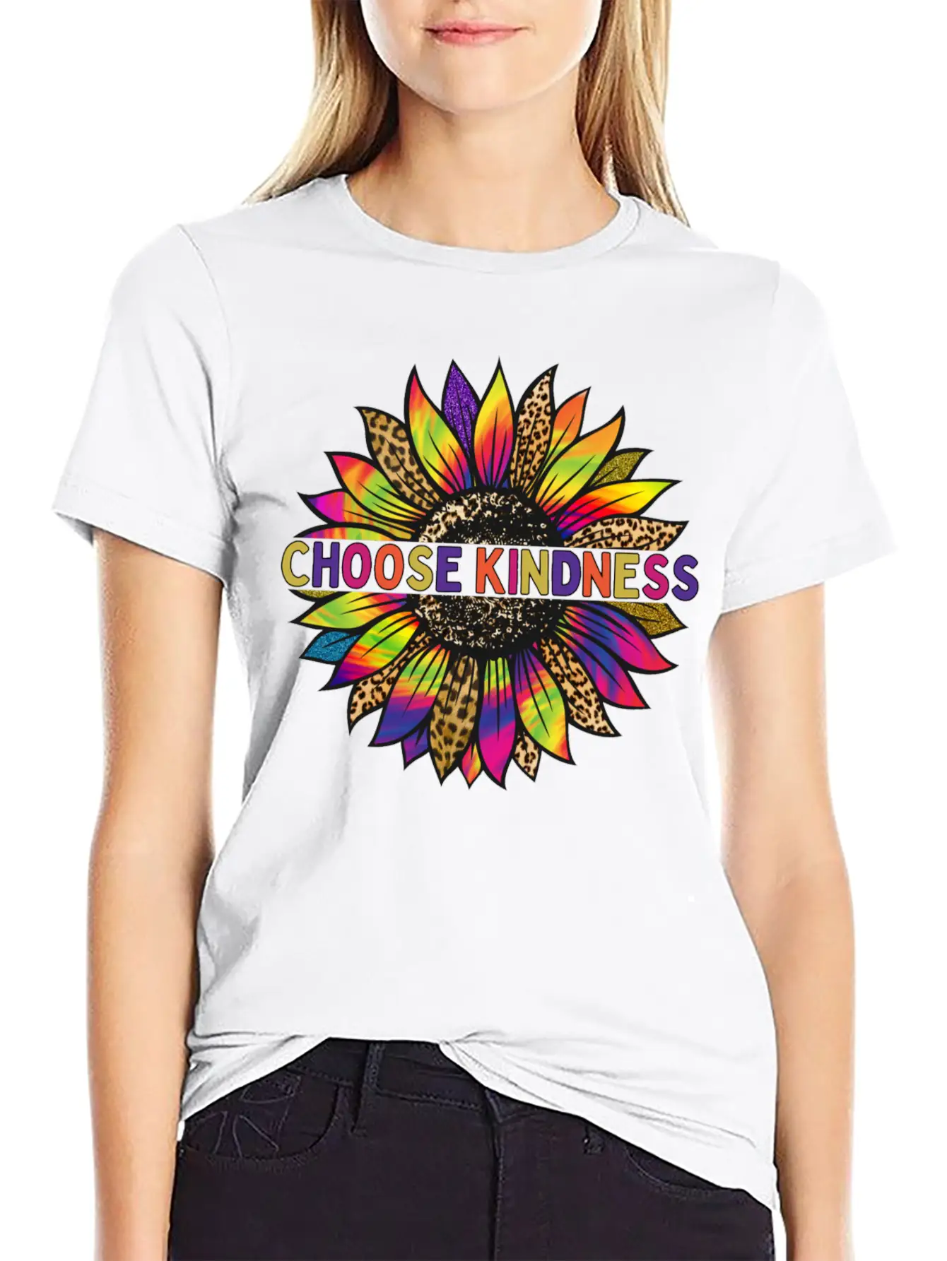 Choose Kindness Breathable Soft Cotton T-Shirt – Timeless Casual Look