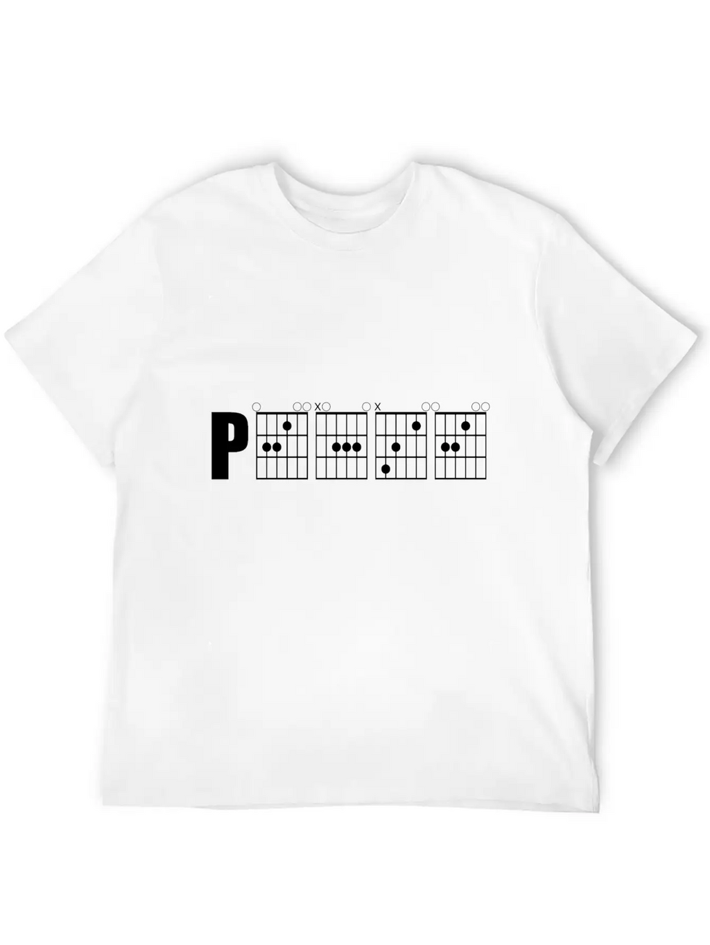 Chord Guitar Music Gift Note Unisex Casual T-Shirt – Clean Design For Daily Comfort
