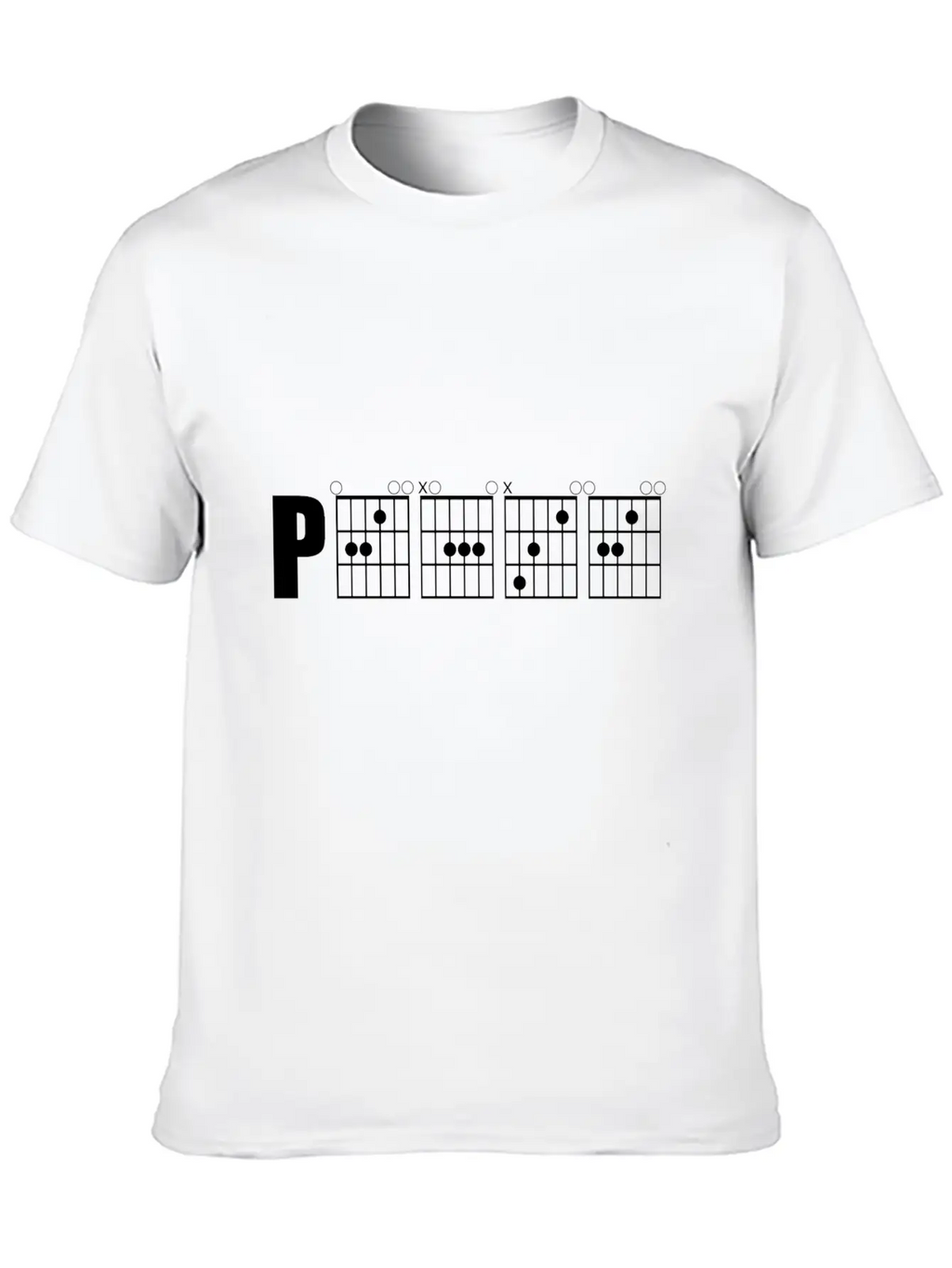 Chord Guitar Music Gift Note Unisex Casual T-Shirt – Clean Design For Daily Comfort