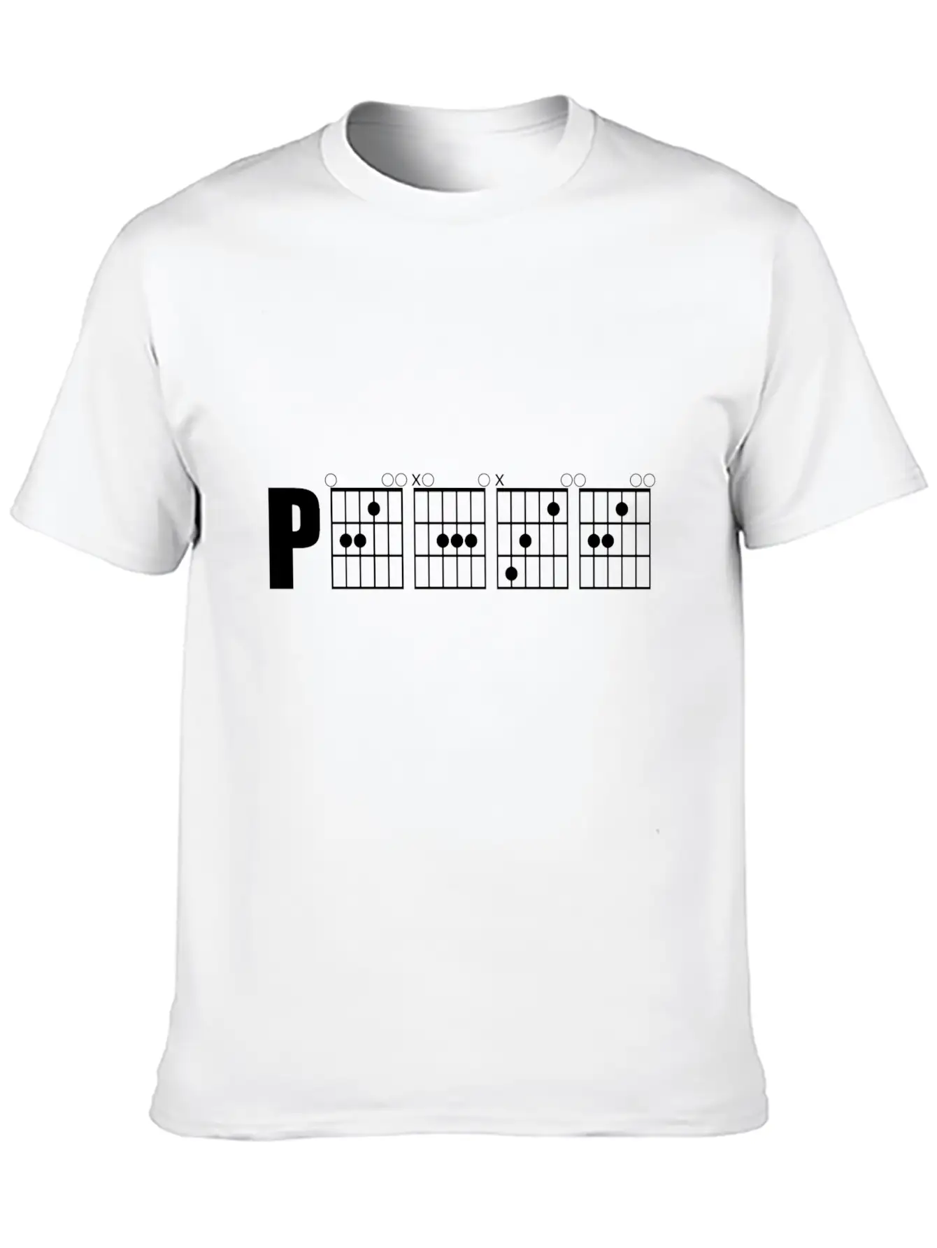 Chord Guitar Music Gift Note Unisex Casual T-Shirt – Clean Design For Daily Comfort