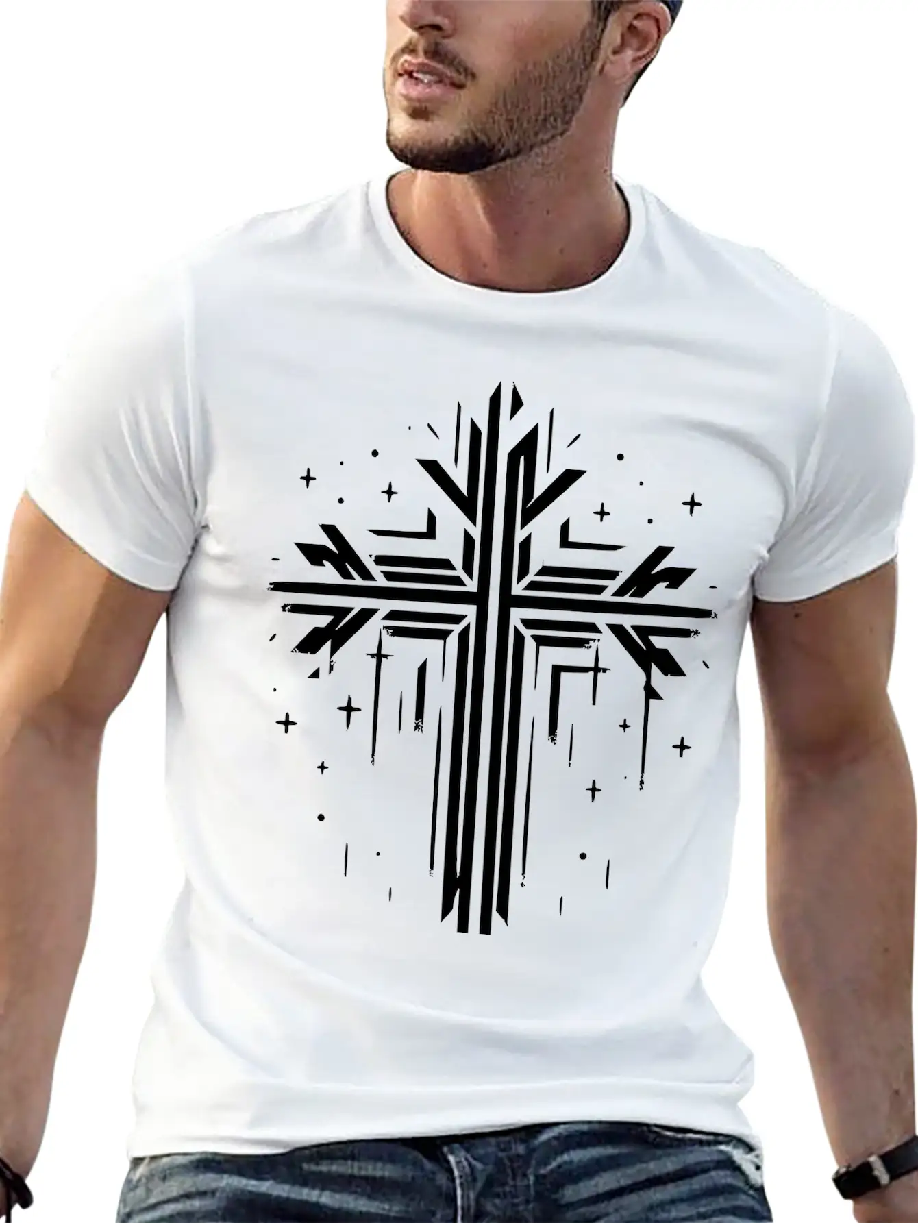 Chris Cross Graffiti Vector Art Path4 Unisex Casual T-Shirt – Clean Design For Daily Comfort