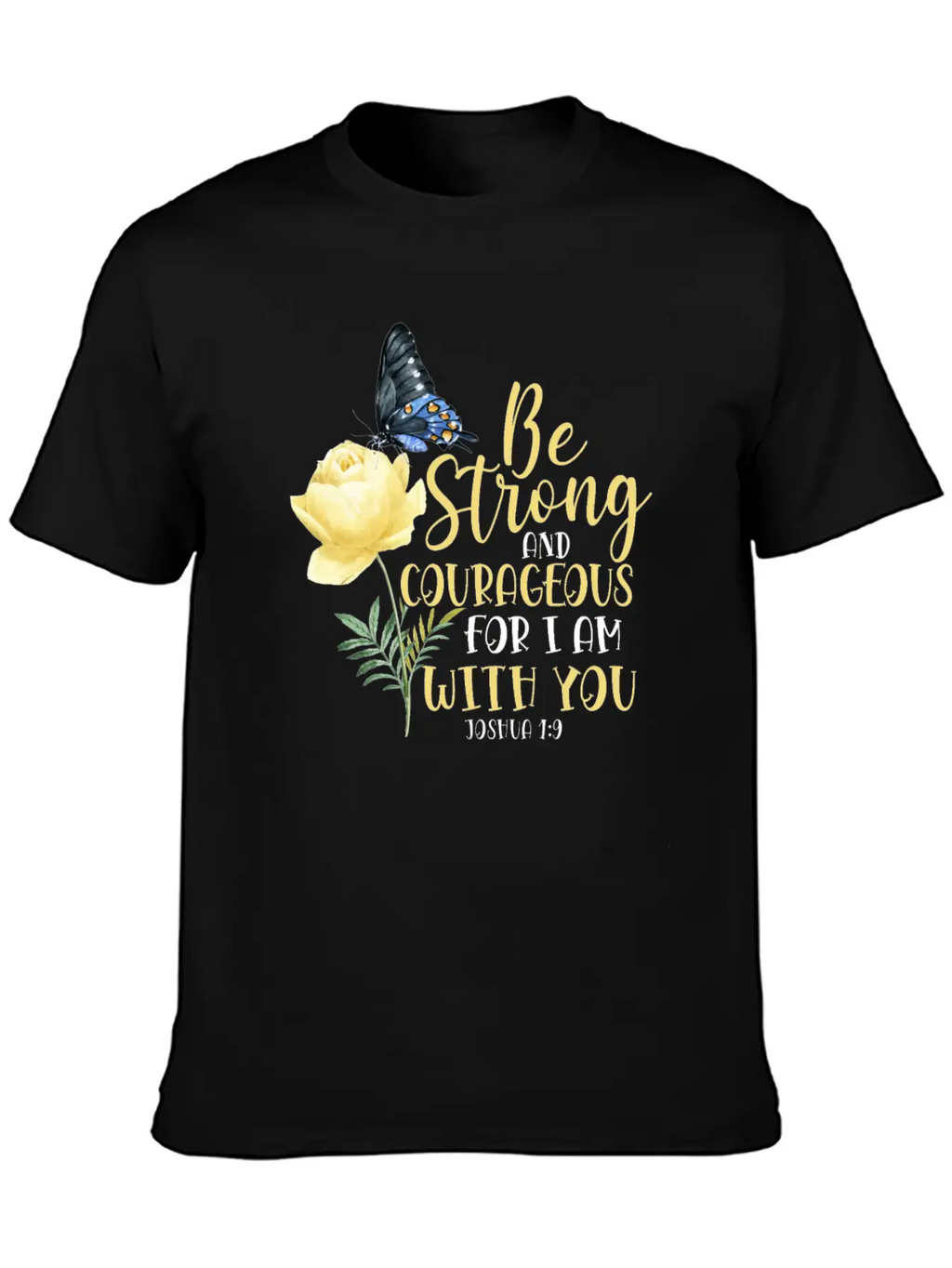 Christian Bible Verse Quote Stylish Everyday T-Shirt – Unisex Basic Cotton Tee