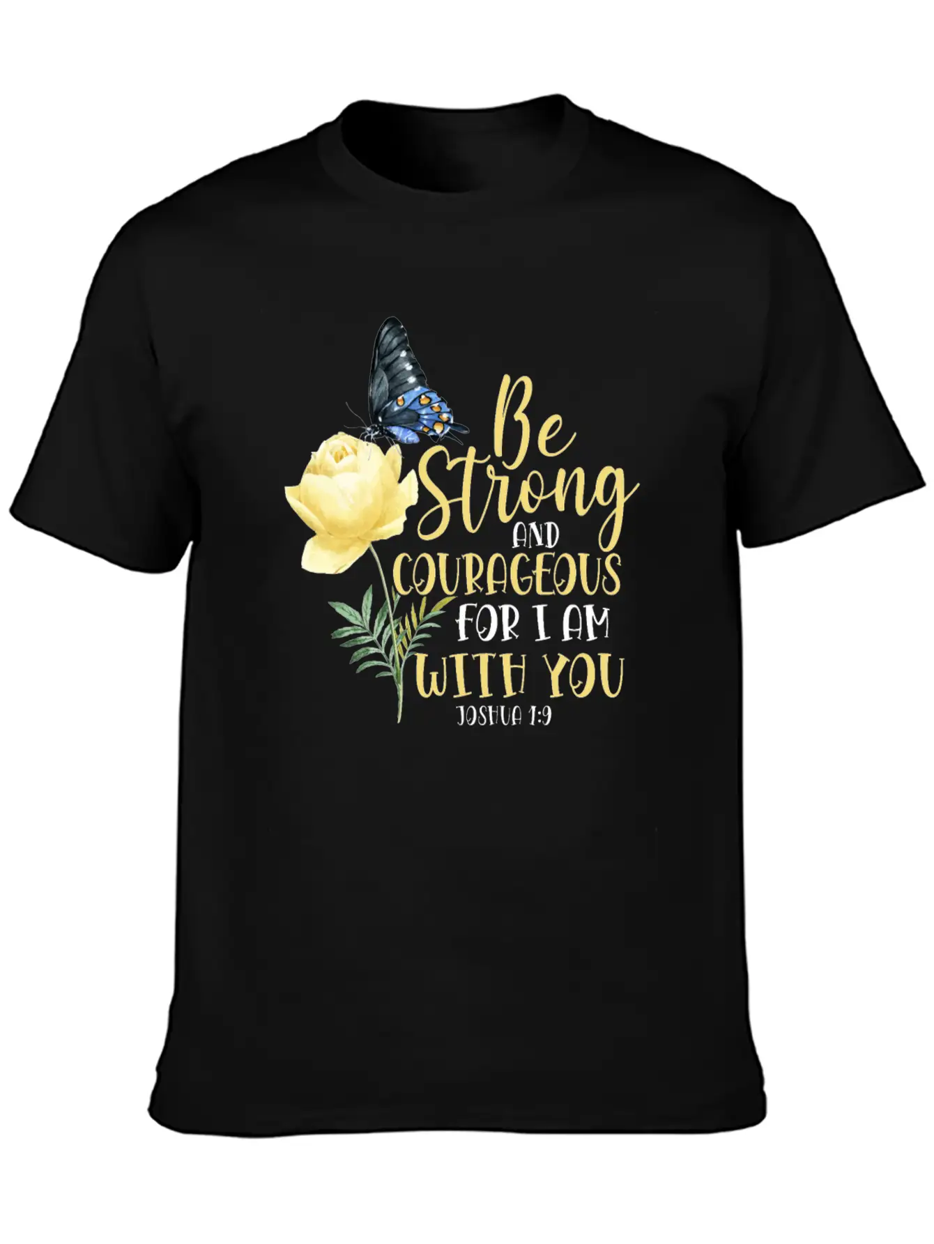Christian Bible Verse Quote Stylish Everyday T-Shirt – Unisex Basic Cotton Tee