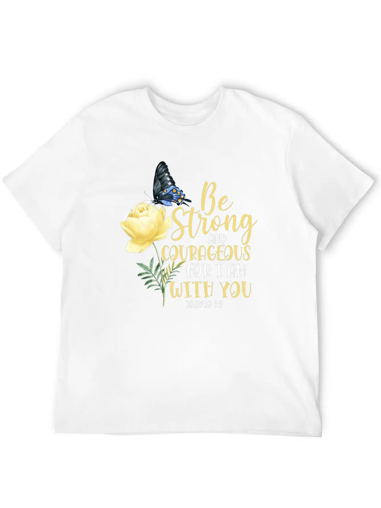 Christian Bible Verse Quote Stylish Everyday T-Shirt – Unisex Basic Cotton Tee