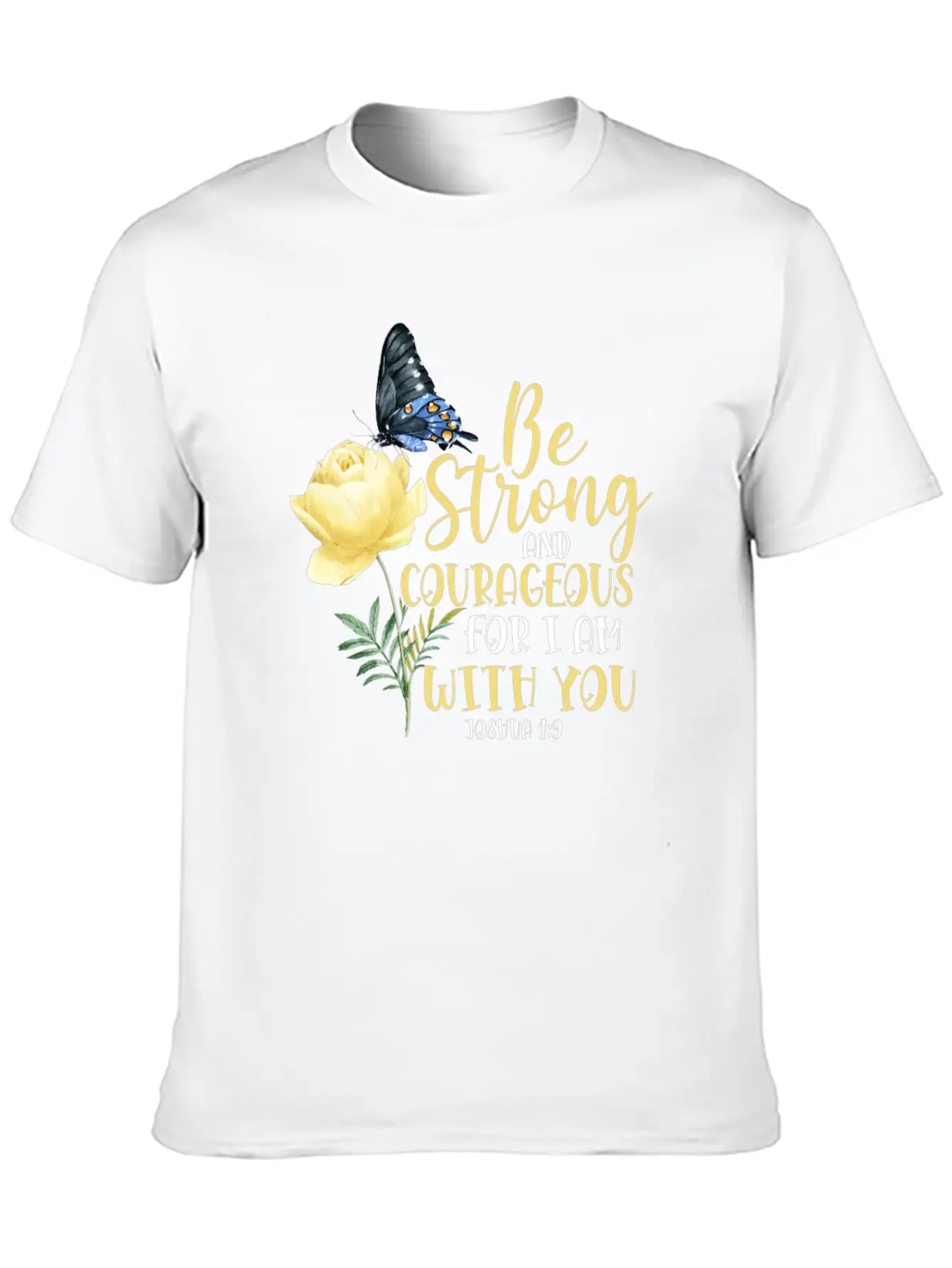 Christian Bible Verse Quote Stylish Everyday T-Shirt – Unisex Basic Cotton Tee