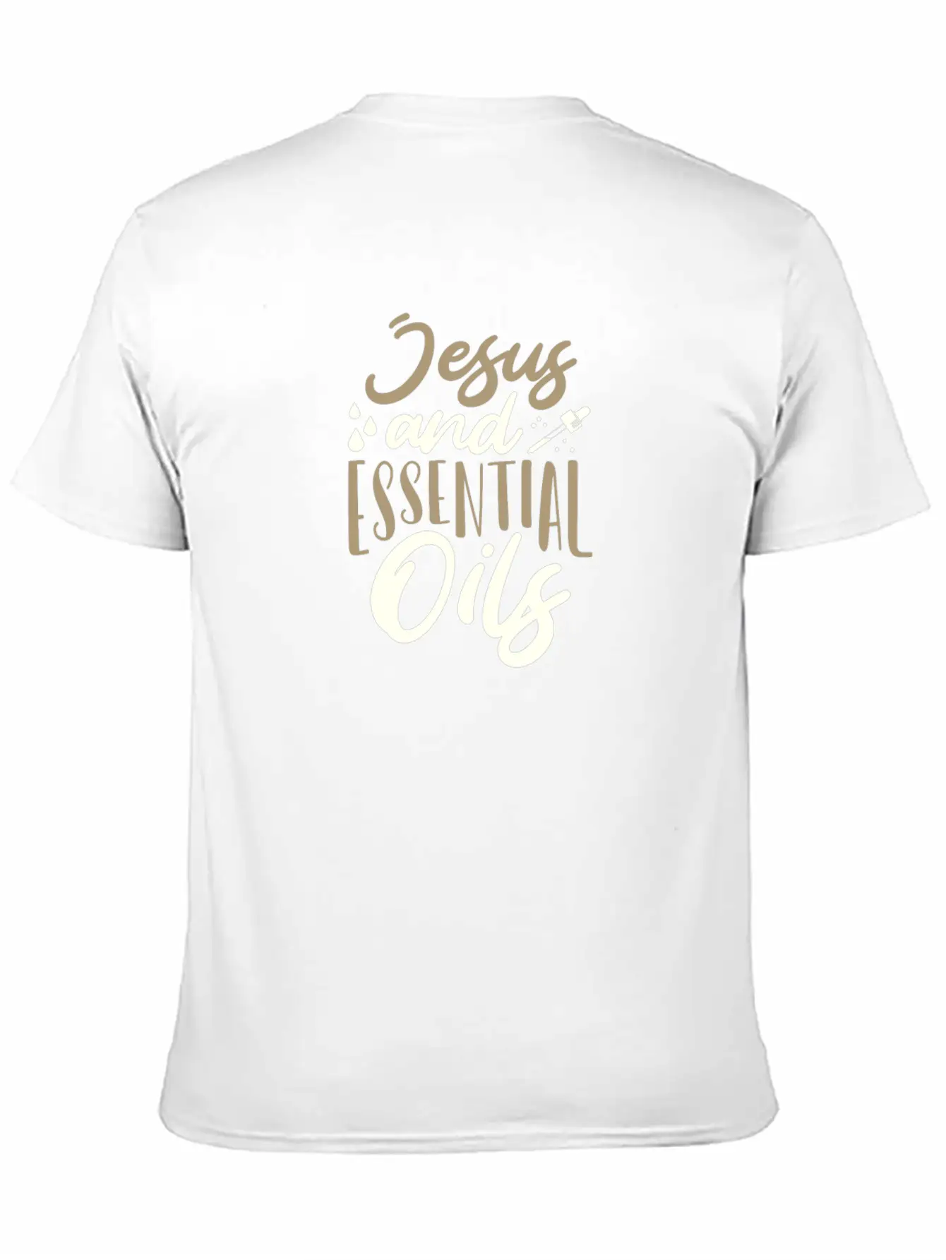 Christian Gifts Jesus And Essential Oils Gifts Unisex Casual T-Shirt – Clean Design For Daily Comfort