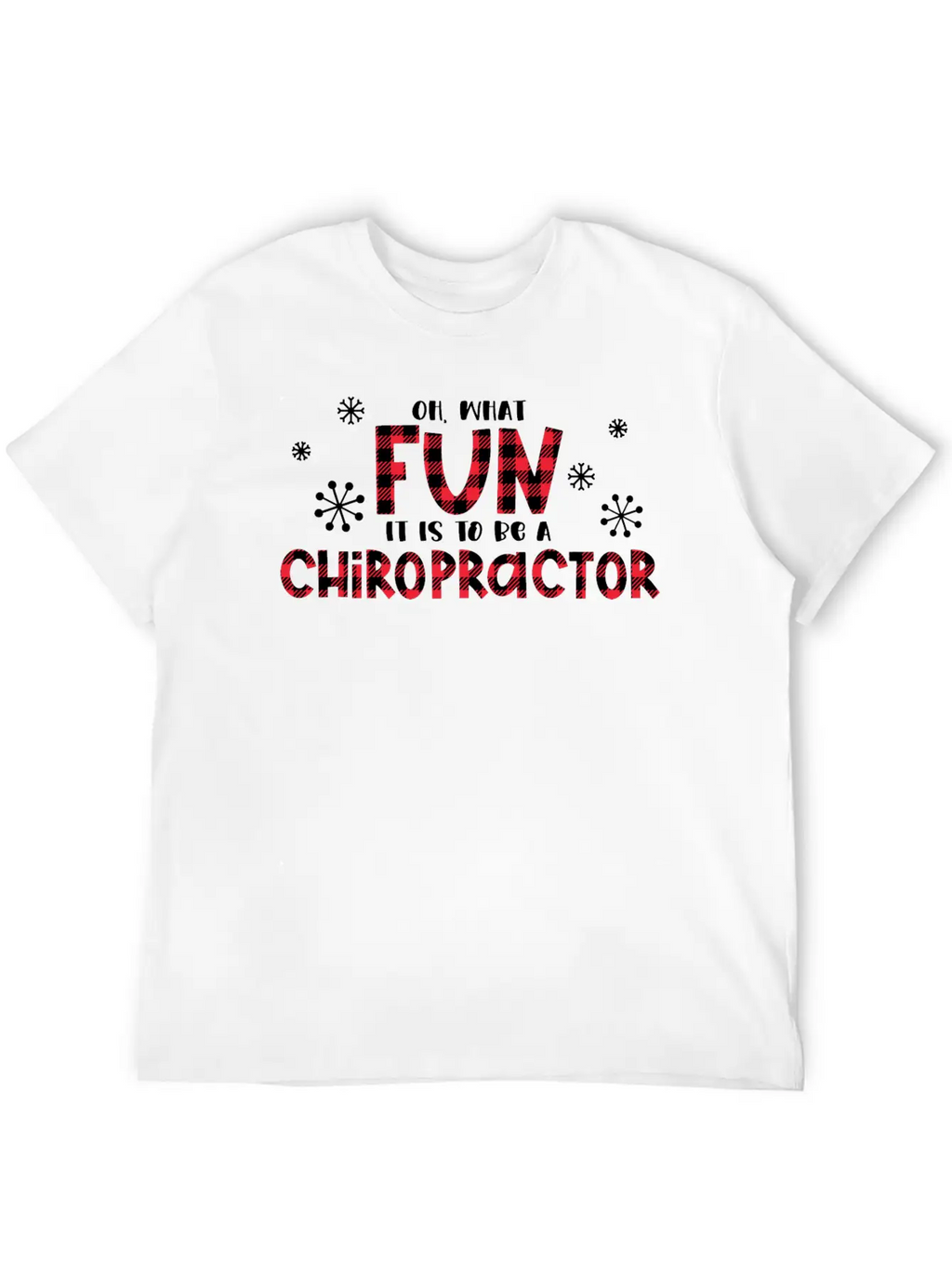 Christmas Chiropractor, Chiropractic Stylish Everyday T-Shirt – Unisex Basic Cotton Tee