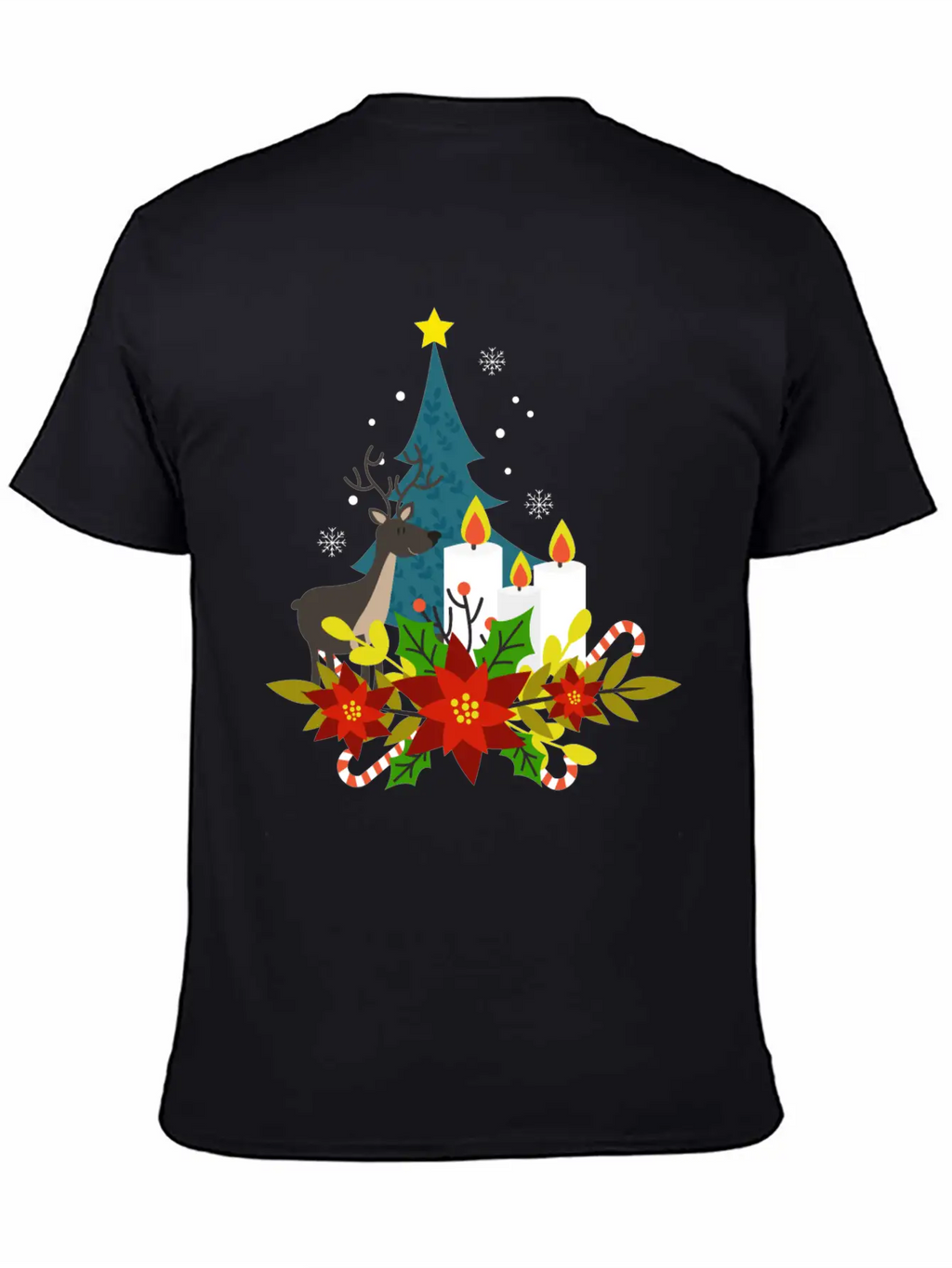 Christmas Decoration Essential Cotton Tee For Daily Outfits – Unisex Style
