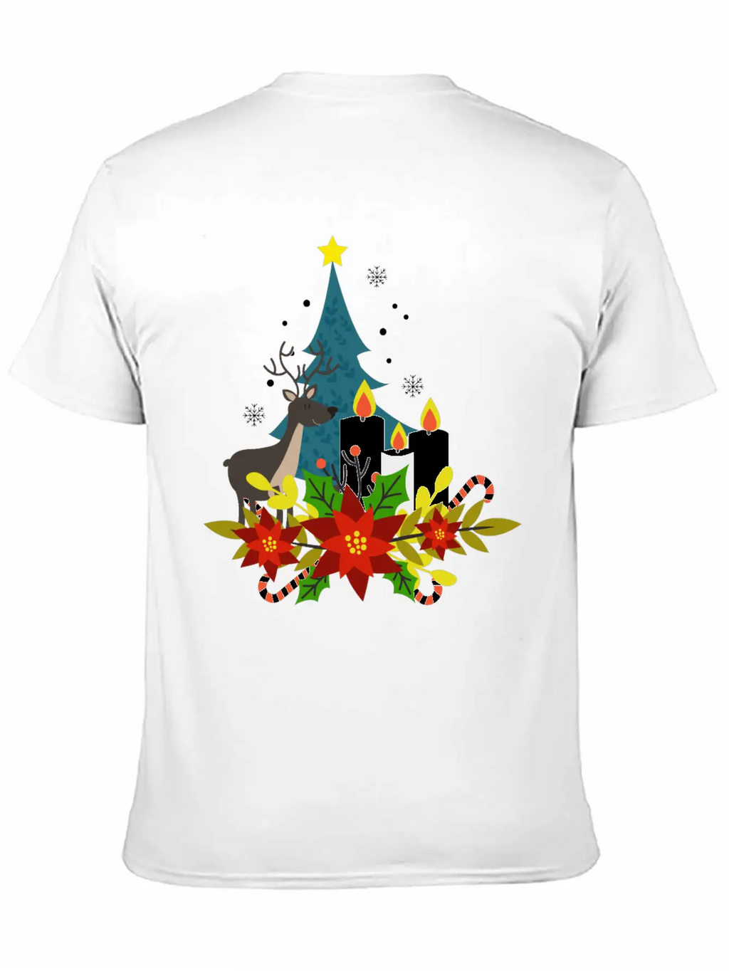 Christmas Decoration Essential Cotton Tee For Daily Outfits – Unisex Style
