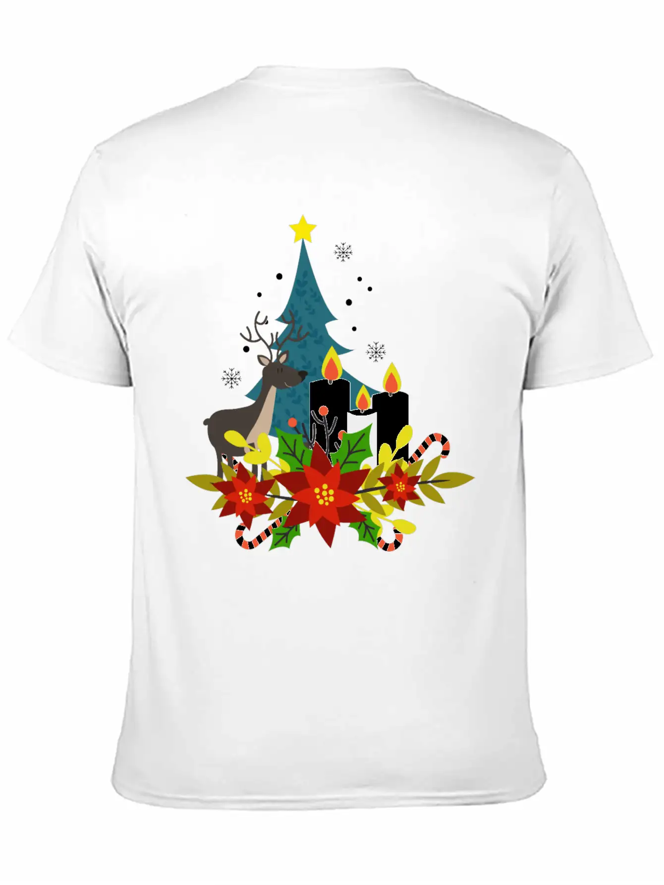 Christmas Decoration Essential Cotton Tee For Daily Outfits – Unisex Style