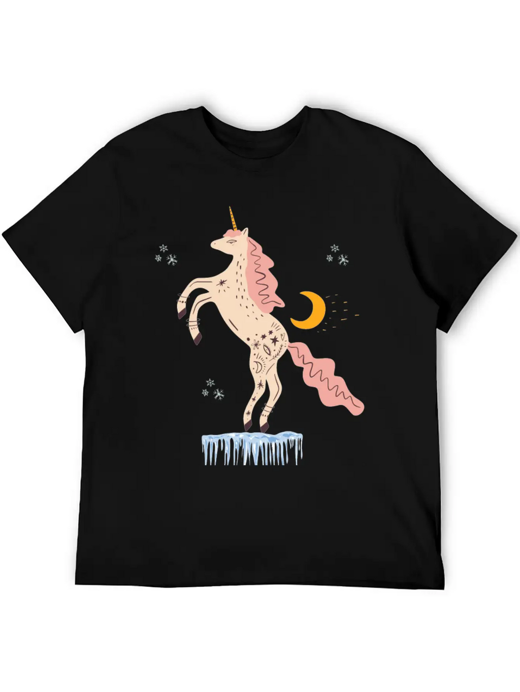Christmas Evil Unicorn Gifts Unisex Casual T-Shirt – Clean Design For Daily Comfort