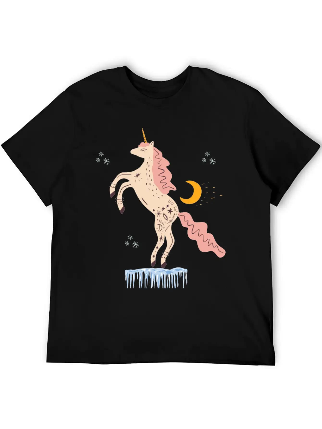 Christmas Evil Unicorn Gifts Unisex Casual T-Shirt – Clean Design For Daily Comfort