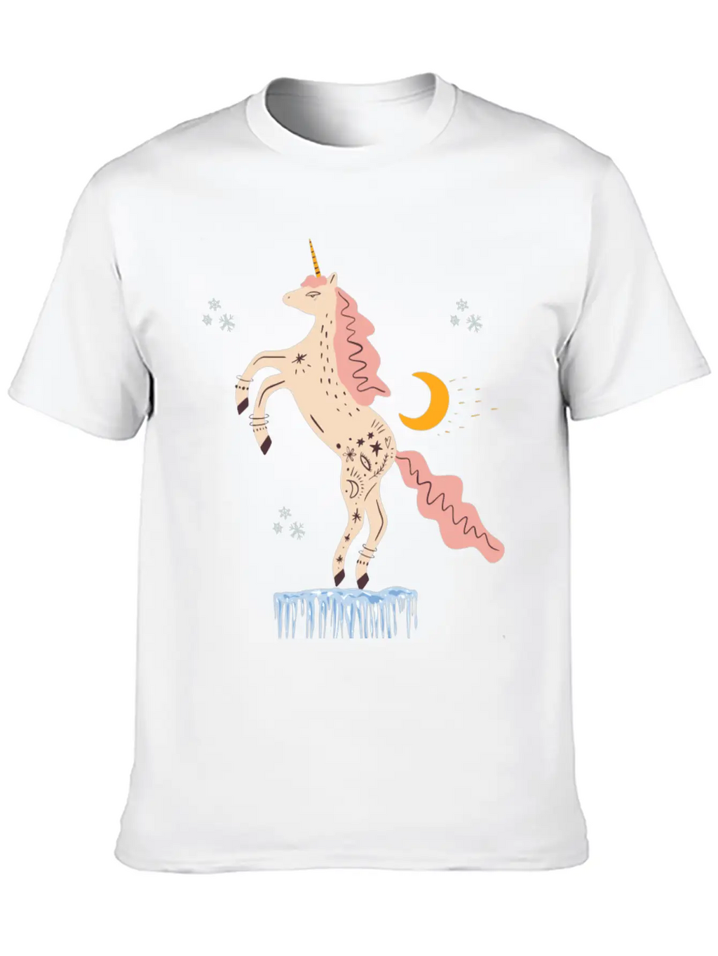 Christmas Evil Unicorn Gifts Unisex Casual T-Shirt – Clean Design For Daily Comfort