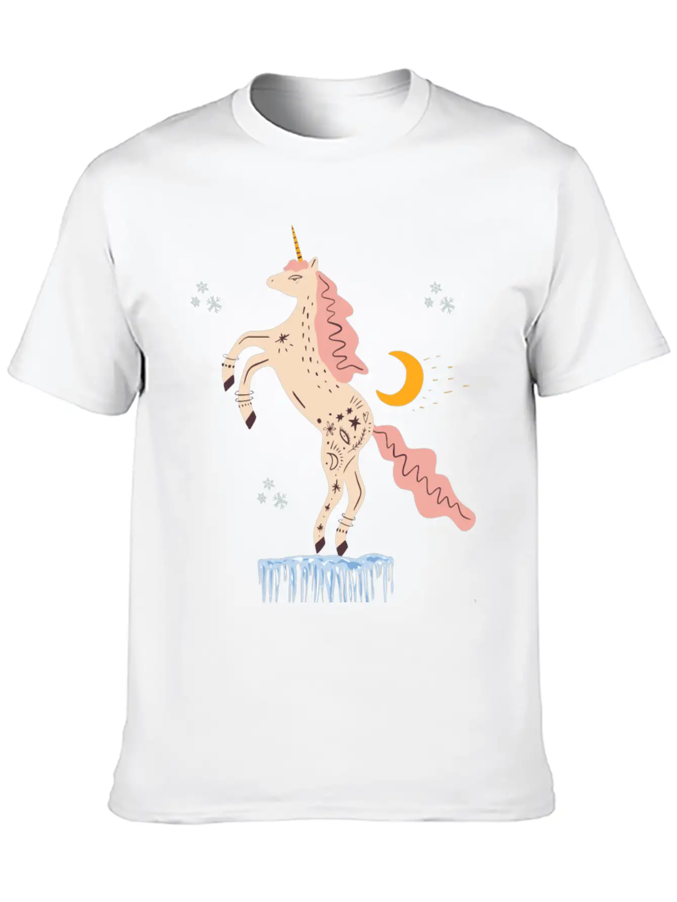 Christmas Evil Unicorn Gifts Unisex Casual T-Shirt – Clean Design For Daily Comfort