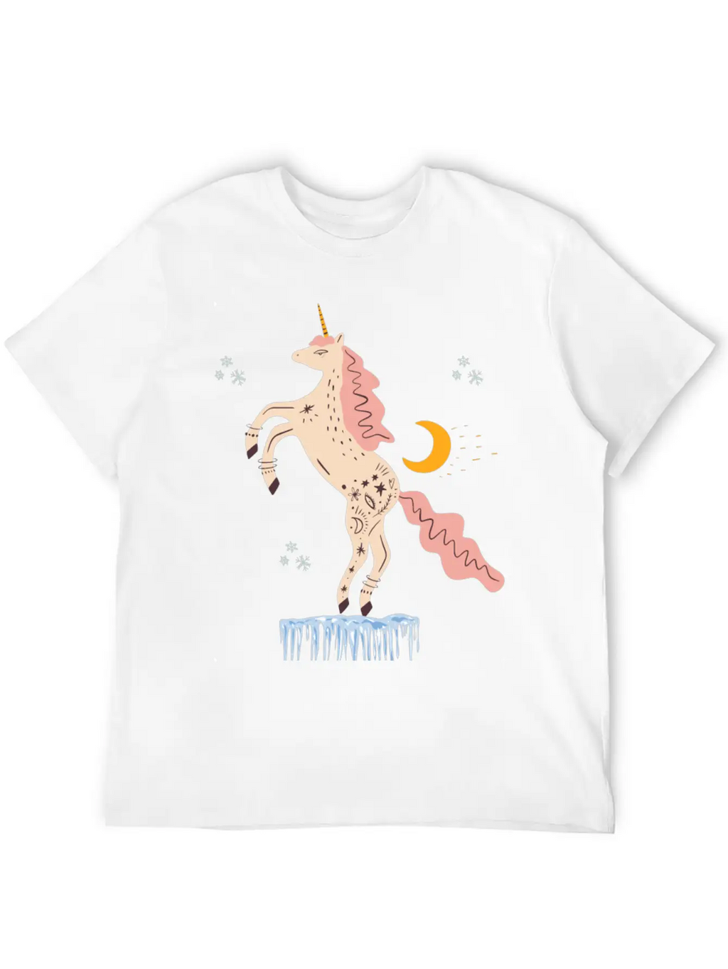 Christmas Evil Unicorn Gifts Unisex Casual T-Shirt – Clean Design For Daily Comfort