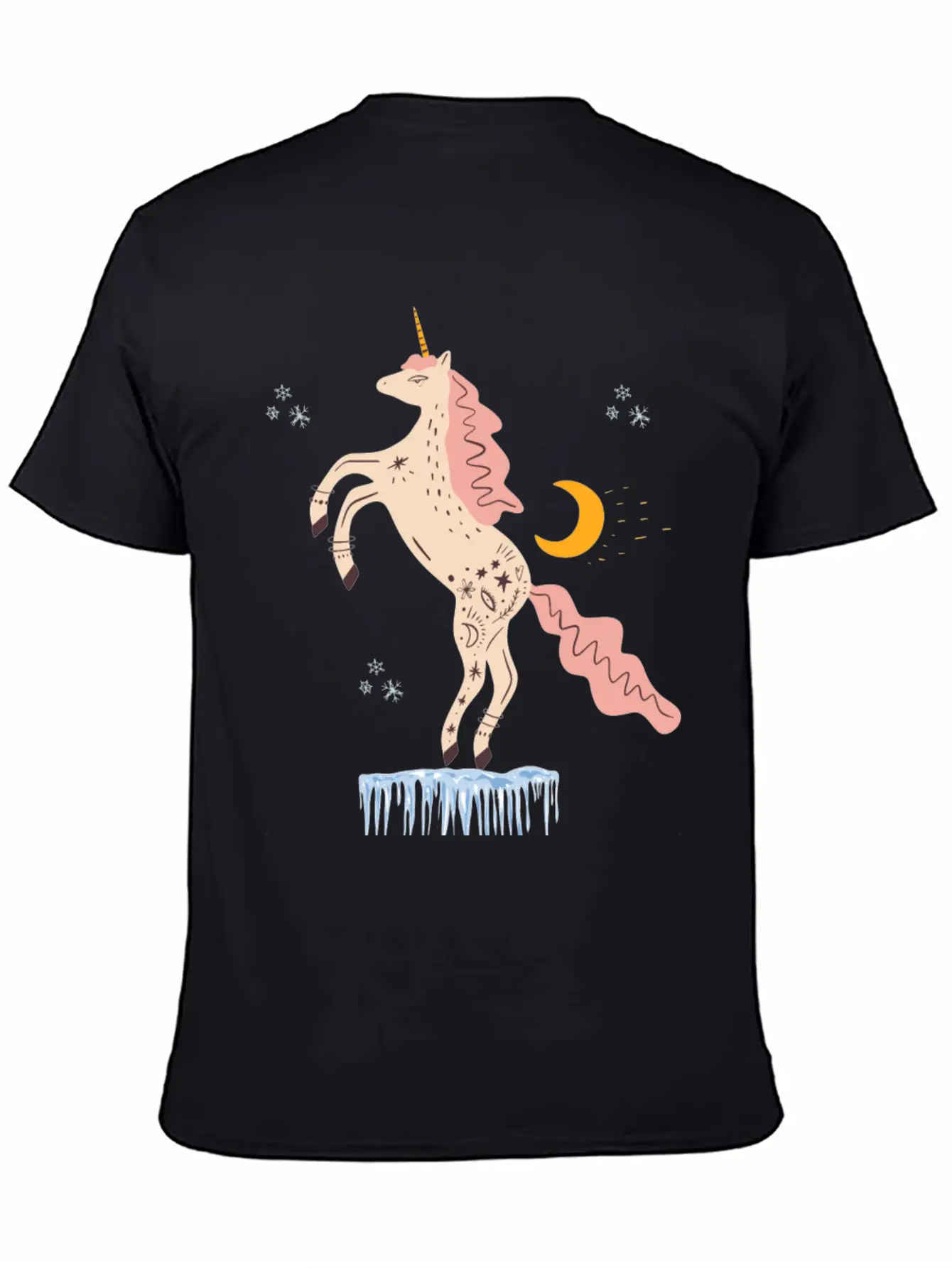 Christmas Evil Unicorn Gifts Unisex Casual T-Shirt – Clean Design For Daily Comfort