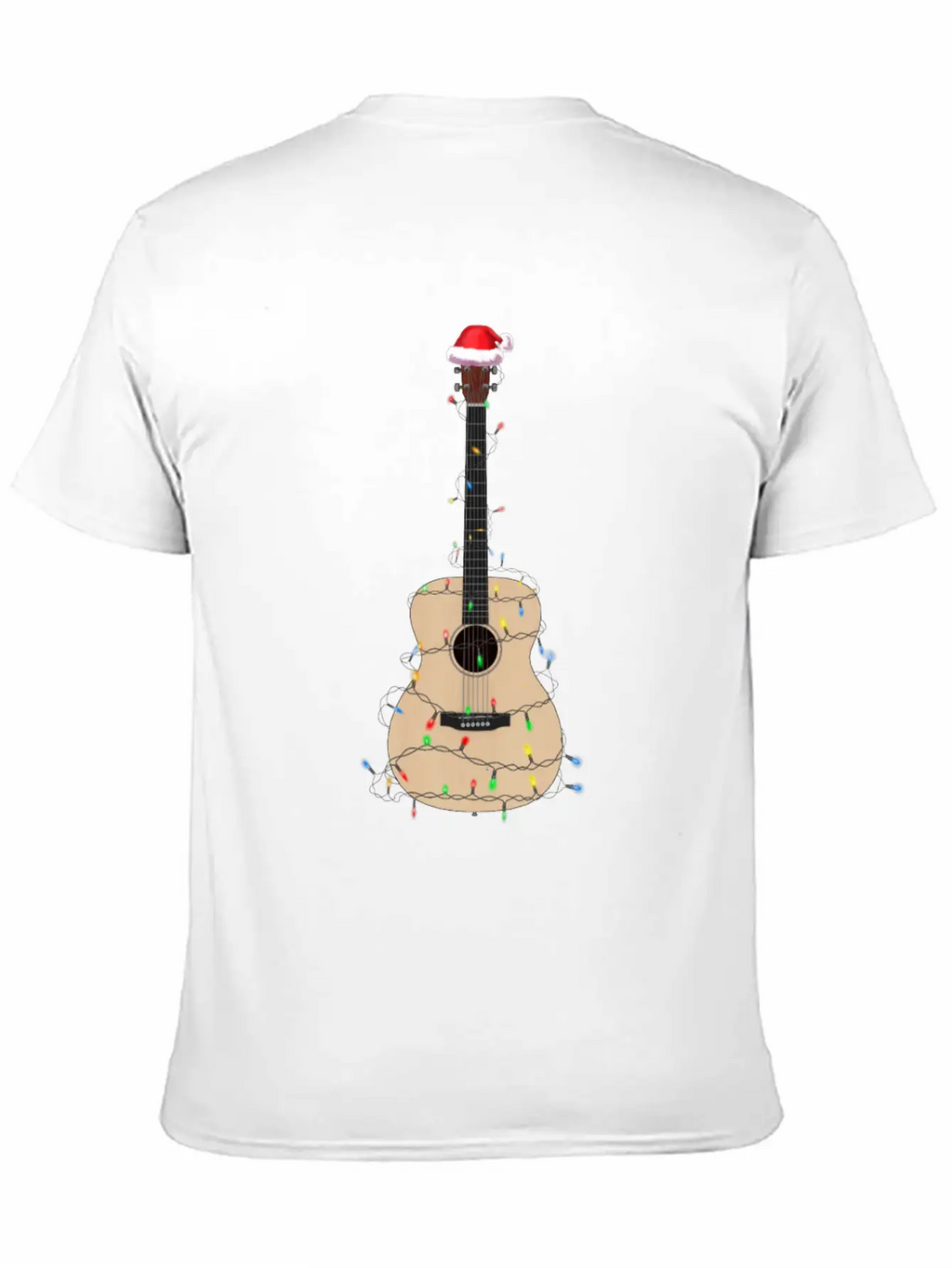 Christmas Guitar Player Xmas Musician Gift Idea Unisex Casual T-Shirt – Clean Design For Daily Comfort