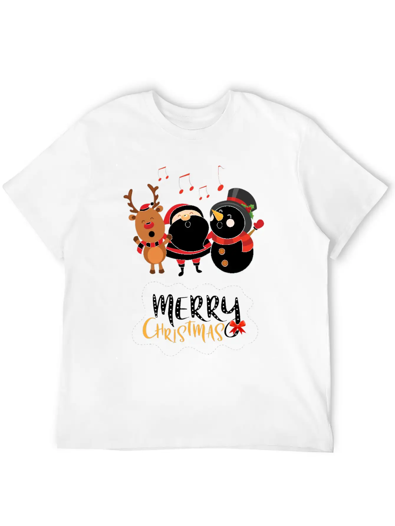 Christmas Happy Singers! Essential Cotton Tee For Daily Outfits – Unisex Style