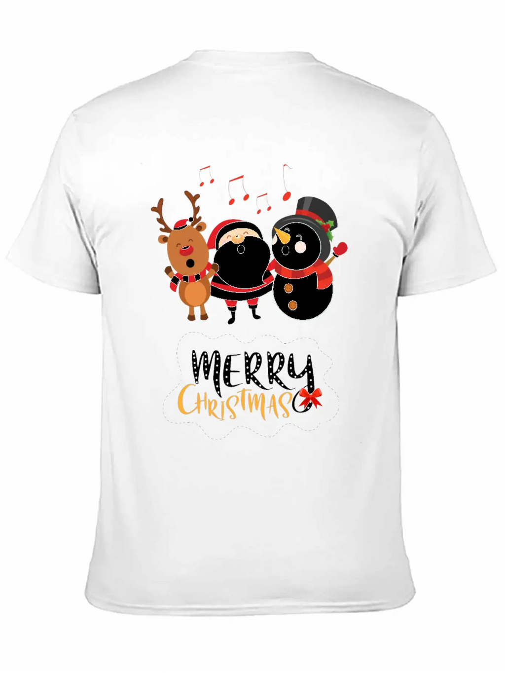 Christmas Happy Singers! Essential Cotton Tee For Daily Outfits – Unisex Style