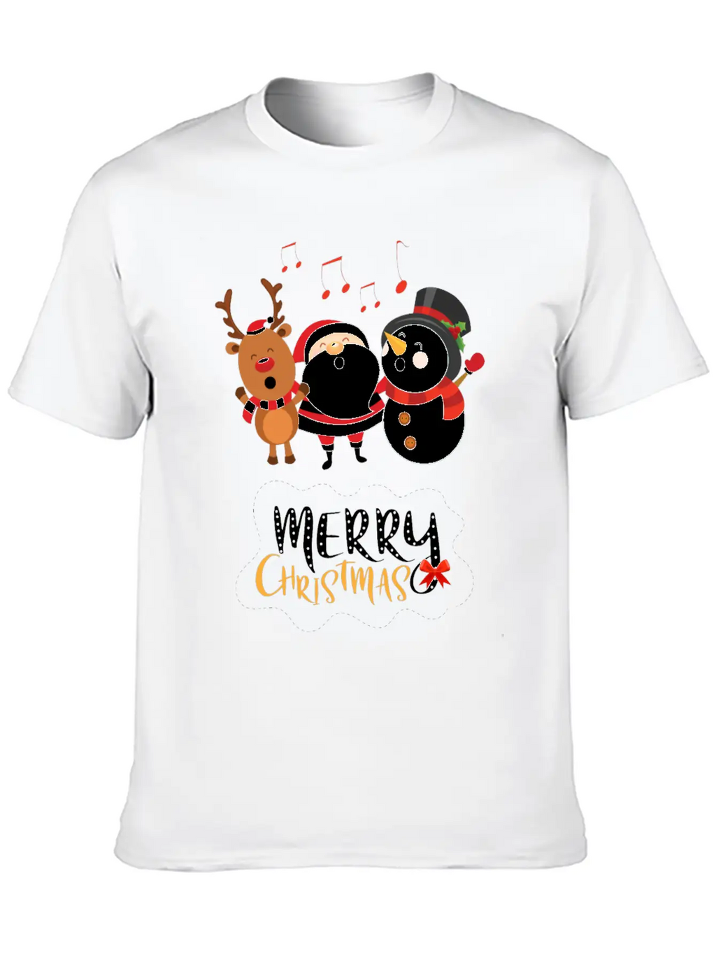 Christmas Happy Singers! Essential Cotton Tee For Daily Outfits – Unisex Style