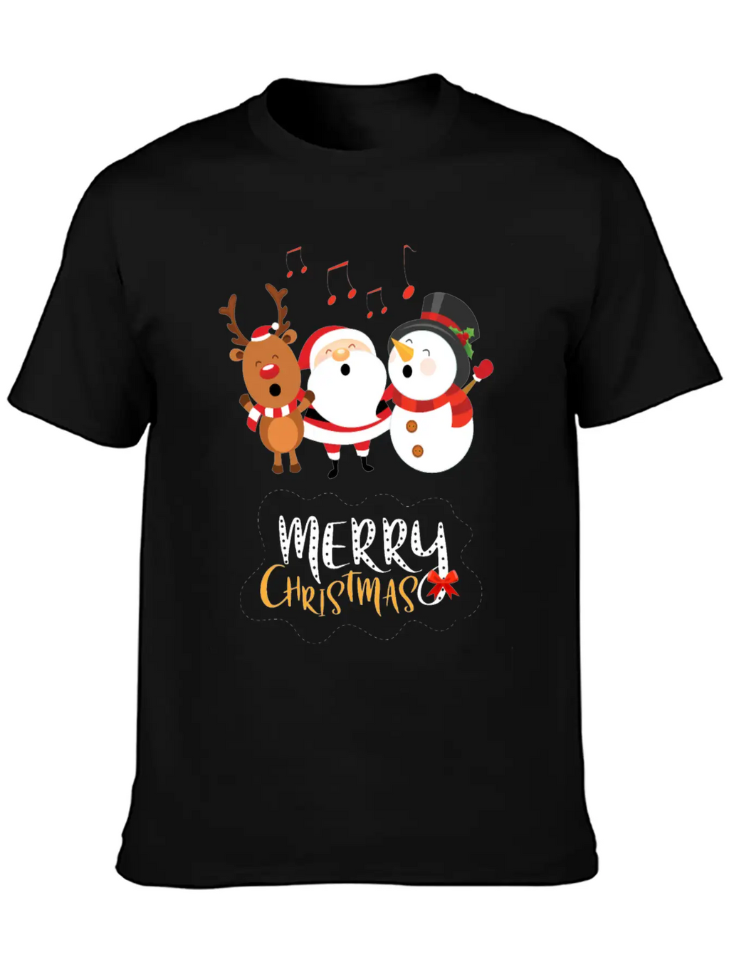 Christmas Happy Singers! Essential Cotton Tee For Daily Outfits – Unisex Style