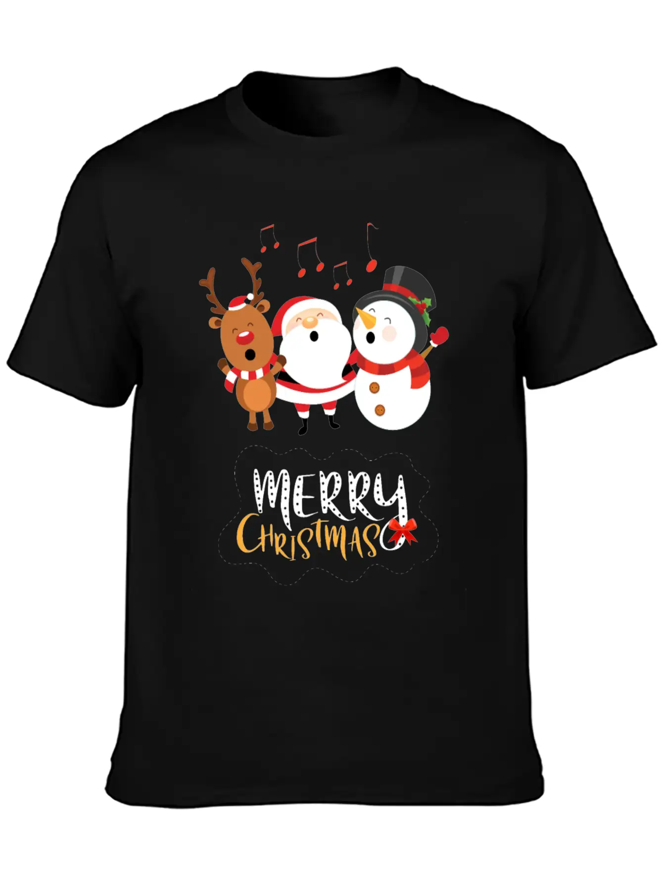 Christmas Happy Singers! Essential Cotton Tee For Daily Outfits – Unisex Style