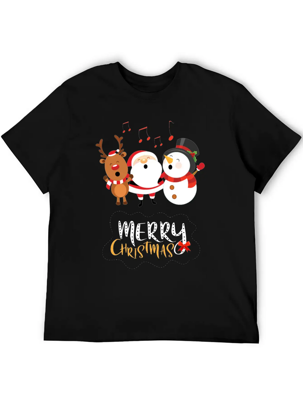 Christmas Happy Singers! Essential Cotton Tee For Daily Outfits – Unisex Style