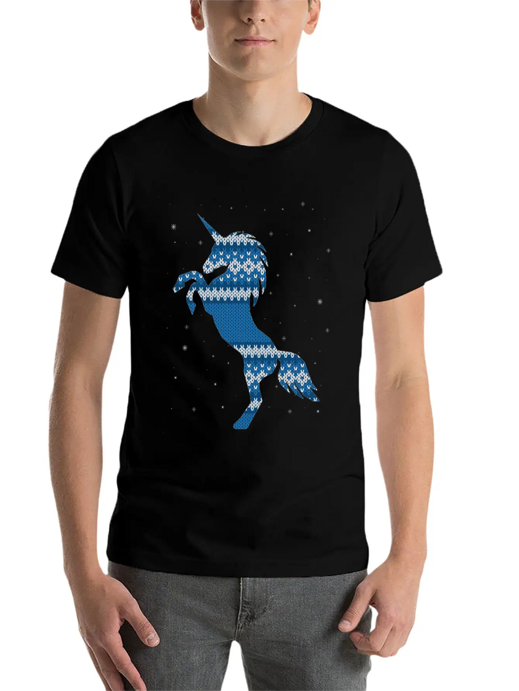 Christmas Horse Stylish Everyday T-Shirt – Unisex Basic Cotton Tee
