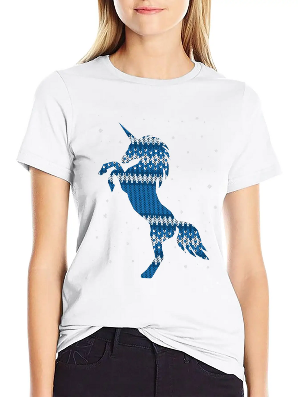 Christmas Horse Stylish Everyday T-Shirt – Unisex Basic Cotton Tee