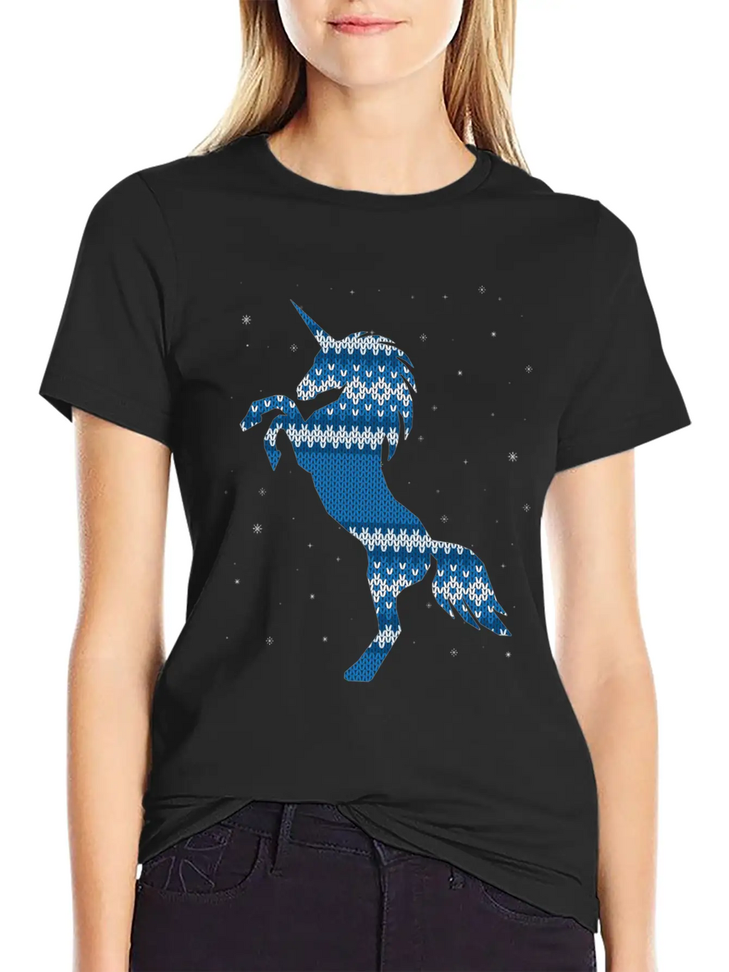 Christmas Horse Stylish Everyday T-Shirt – Unisex Basic Cotton Tee