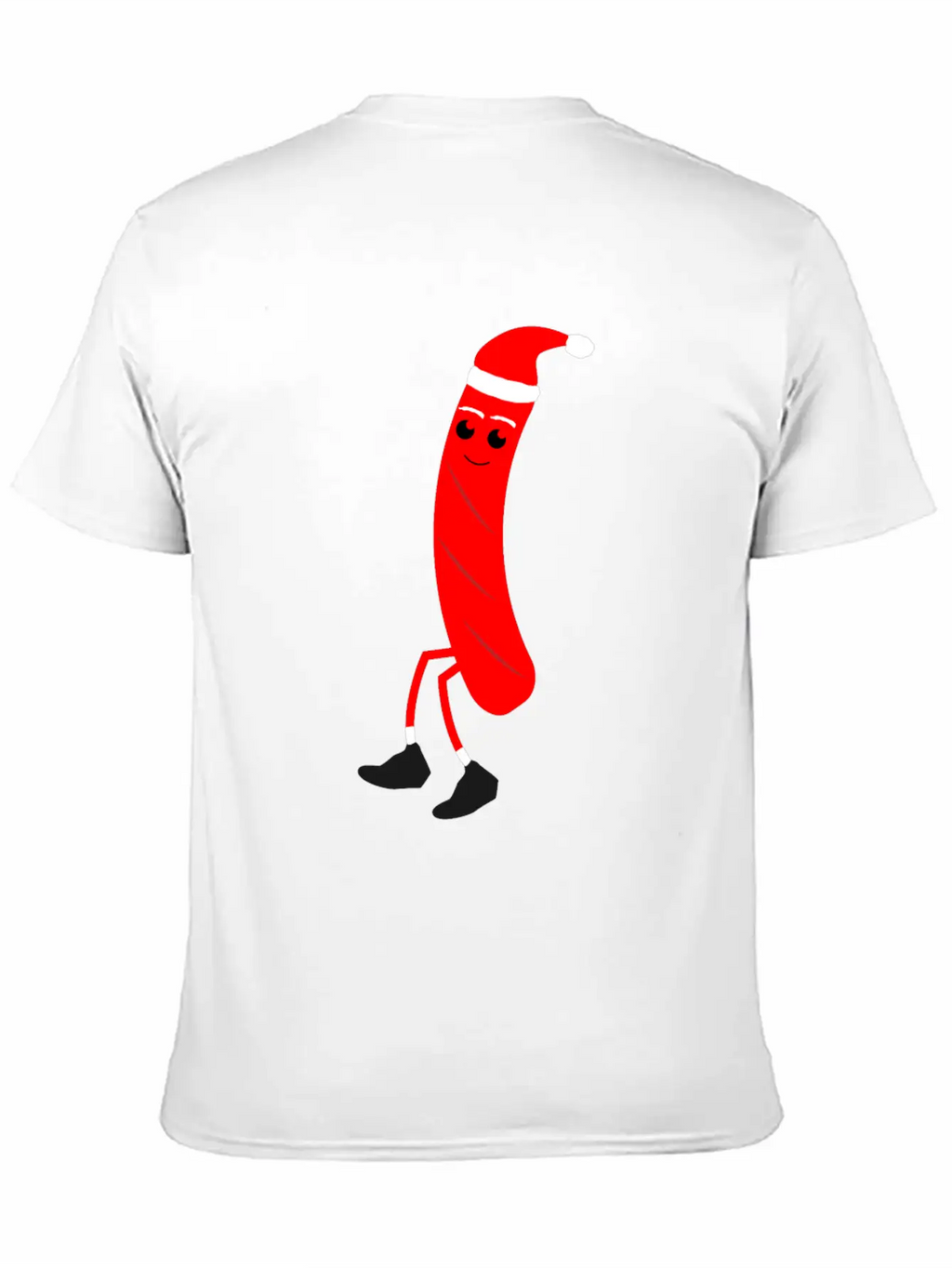 Christmas Hotdog Christmas Santa Food Dinner Unisex Casual T-Shirt – Clean Design For Daily Comfort