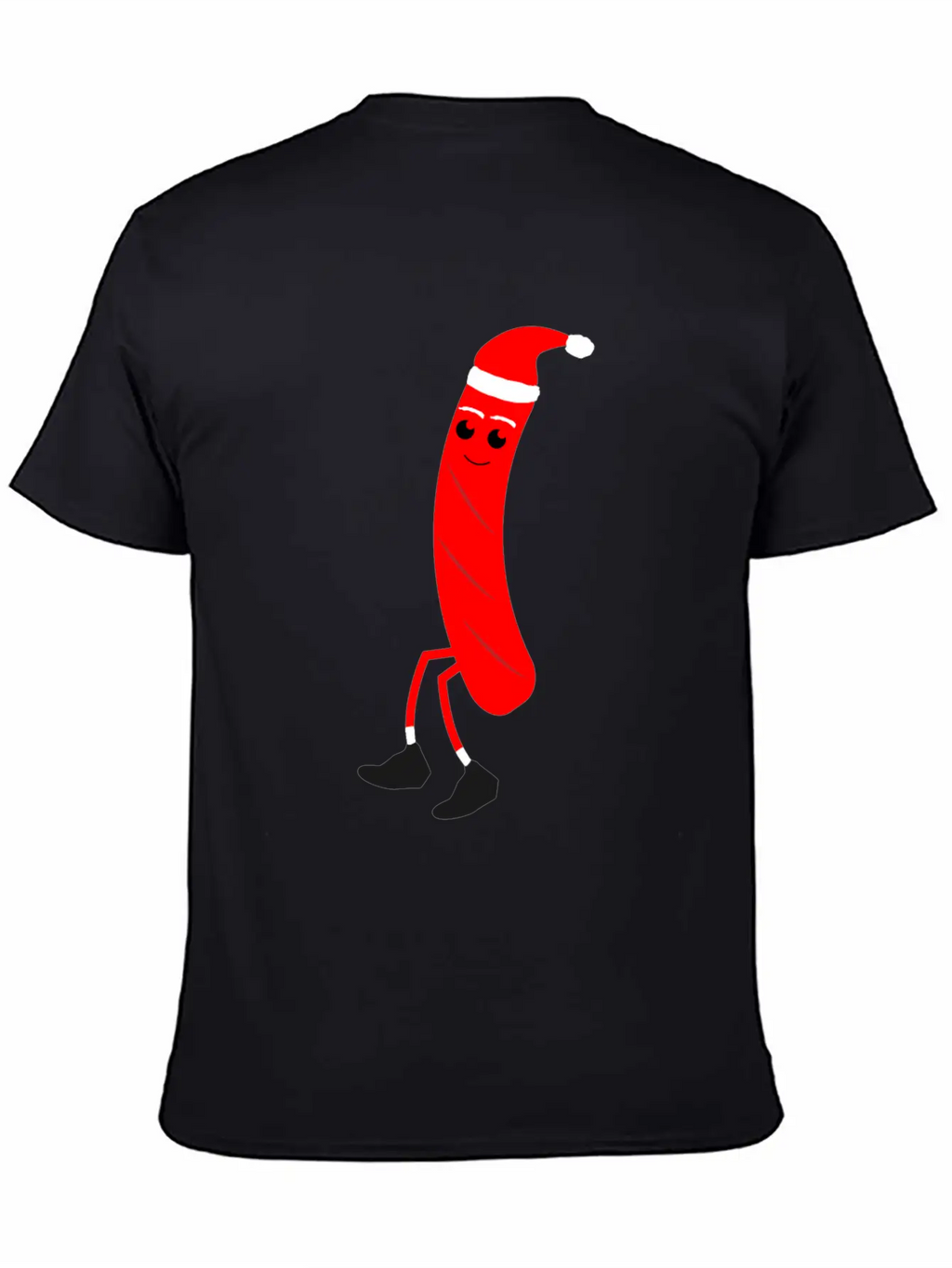 Christmas Hotdog Christmas Santa Food Dinner Unisex Casual T-Shirt – Clean Design For Daily Comfort