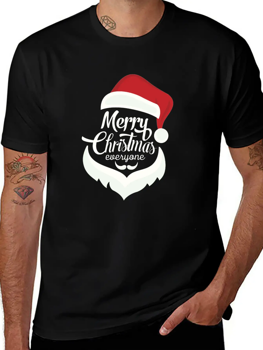 Christmas_santacruz Spl Unisex Casual T-Shirt – Clean Design For Daily Comfort