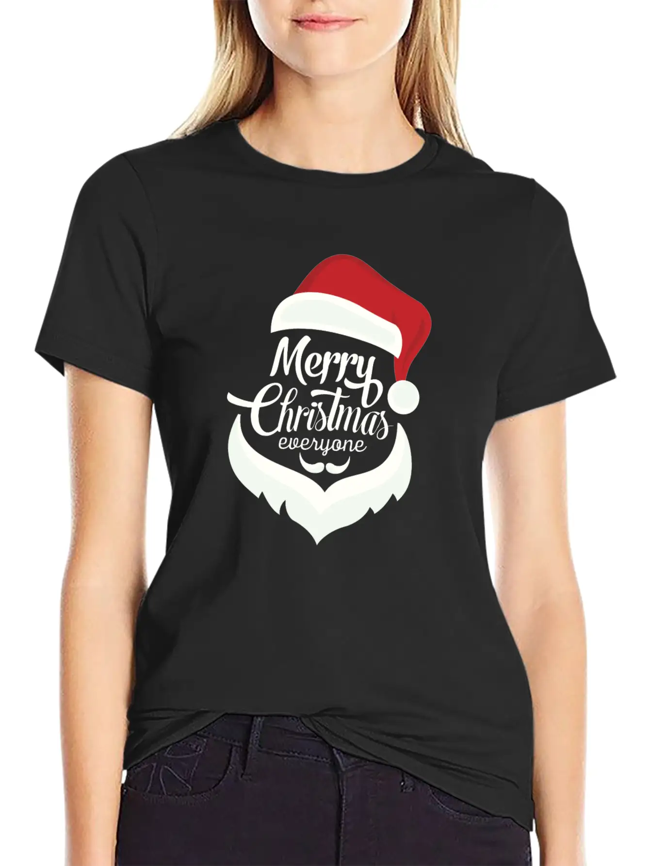 Christmas_santacruz Spl Unisex Casual T-Shirt – Clean Design For Daily Comfort