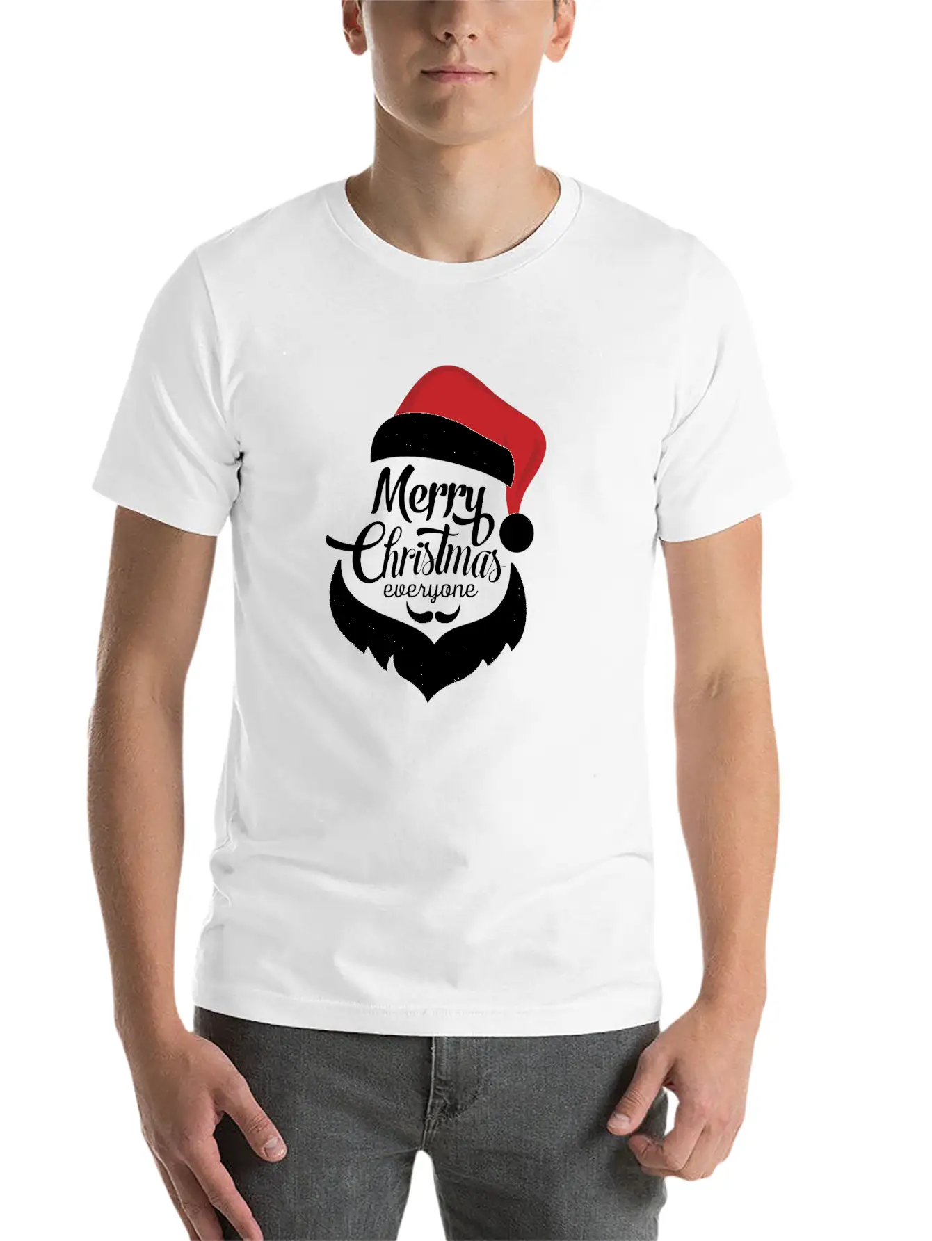 Christmas_santacruz Spl Unisex Casual T-Shirt – Clean Design For Daily Comfort