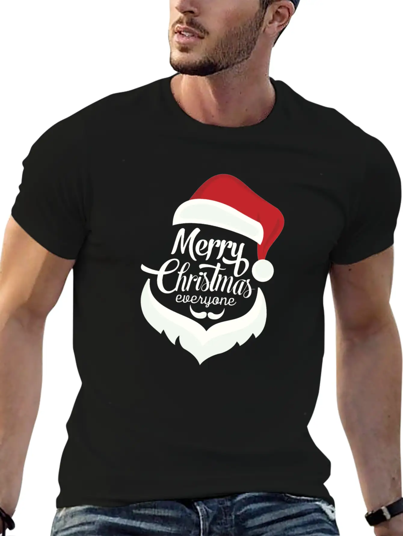 Christmas_santacruz Spl Unisex Casual T-Shirt – Clean Design For Daily Comfort