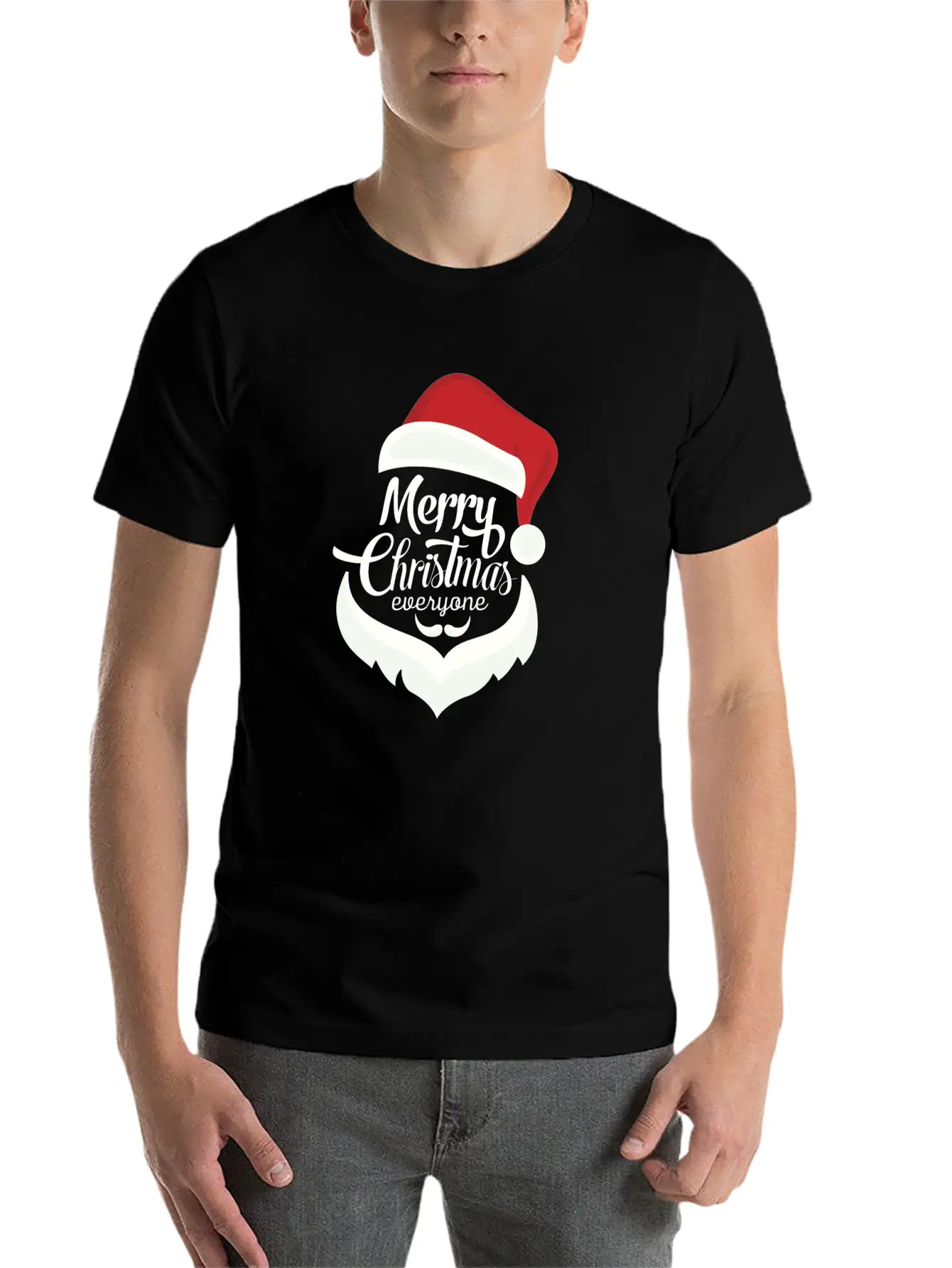 Christmas_santacruz Spl Unisex Casual T-Shirt – Clean Design For Daily Comfort