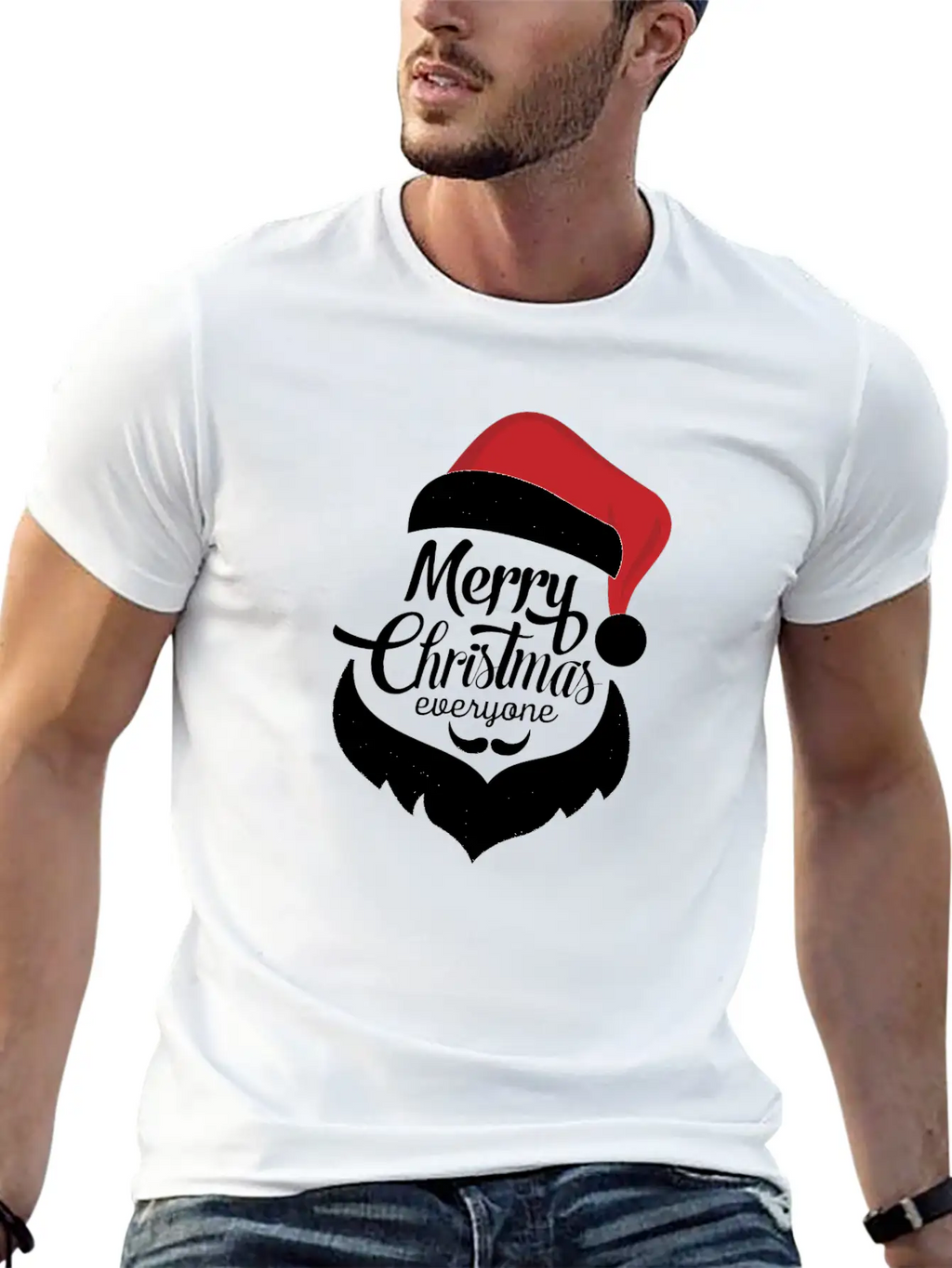 Christmas_santacruz Spl Unisex Casual T-Shirt – Clean Design For Daily Comfort
