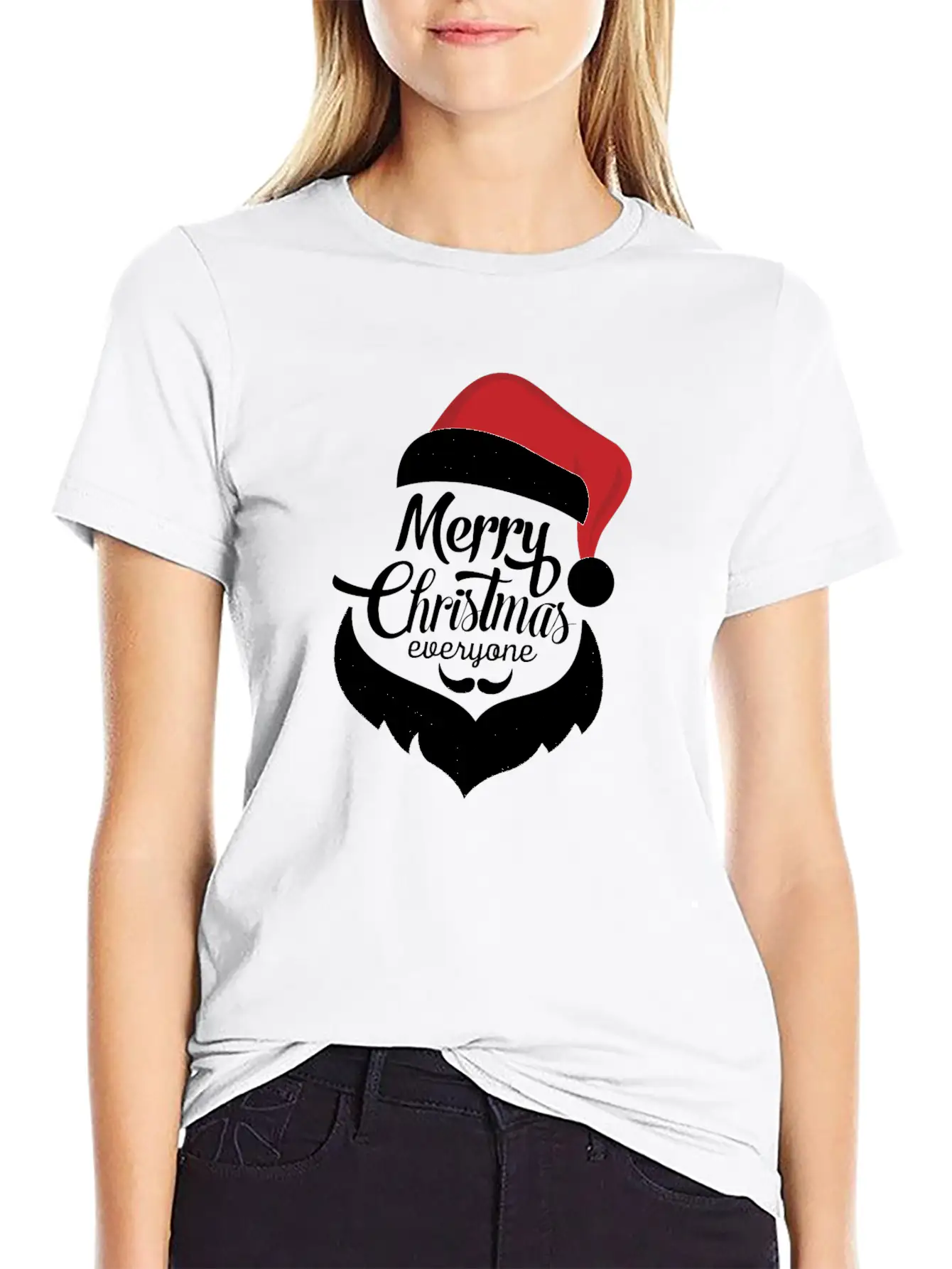 Christmas_santacruz Spl Unisex Casual T-Shirt – Clean Design For Daily Comfort