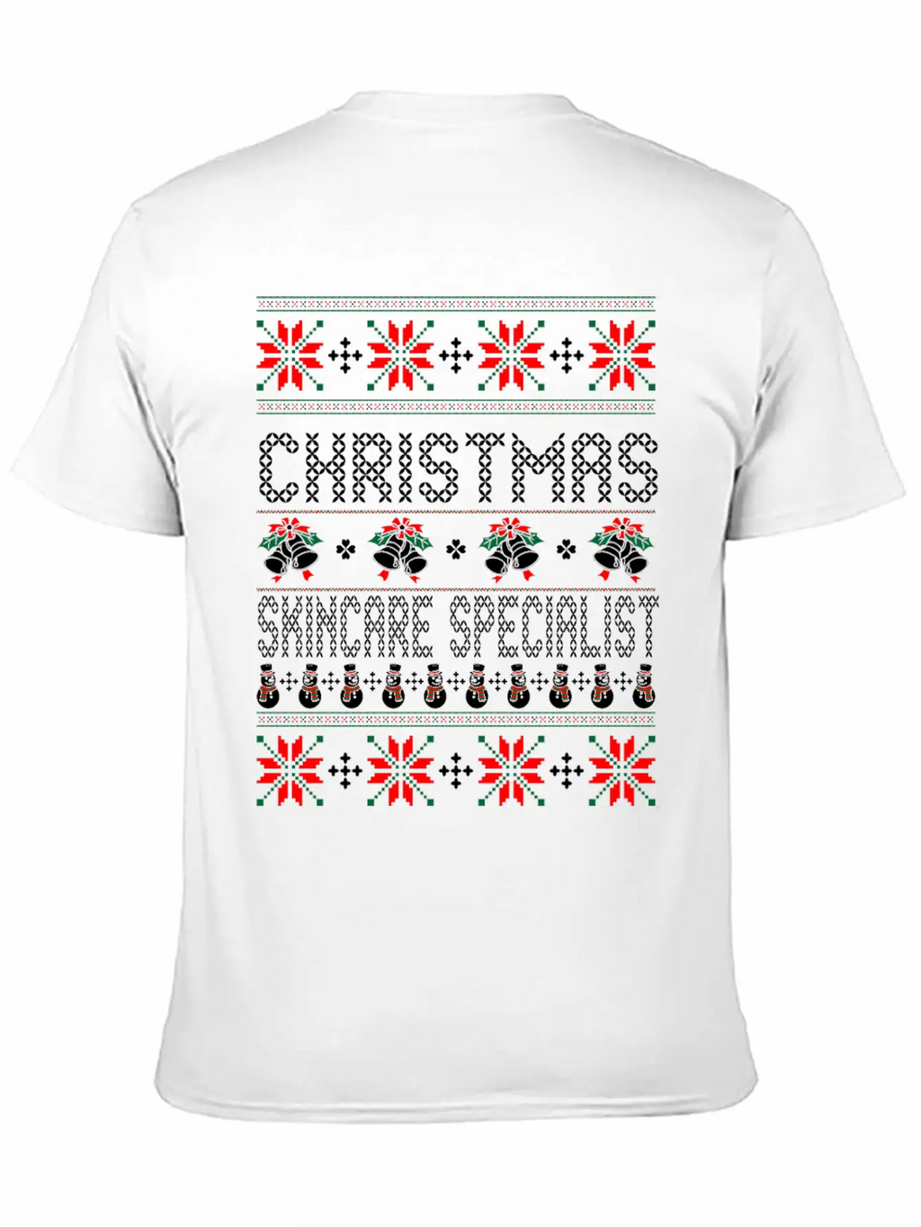 Christmas_skincare_specialist Unisex Casual T-Shirt – Clean Design For Daily Comfort